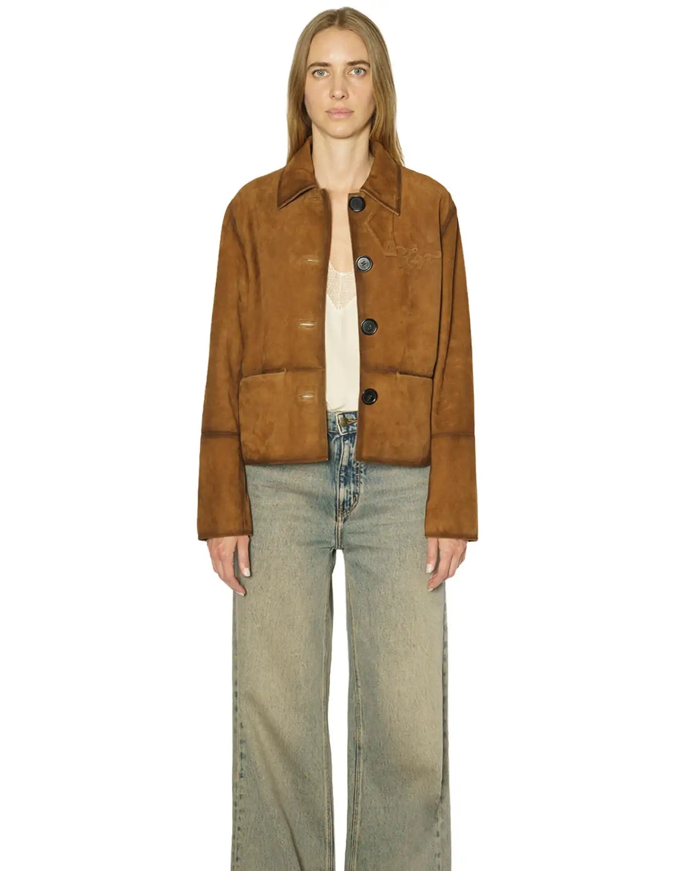 Chaqueta Zadig & Voltaire Lessa Suede RWOW01289 201 ZADIG & VOLTAIRE