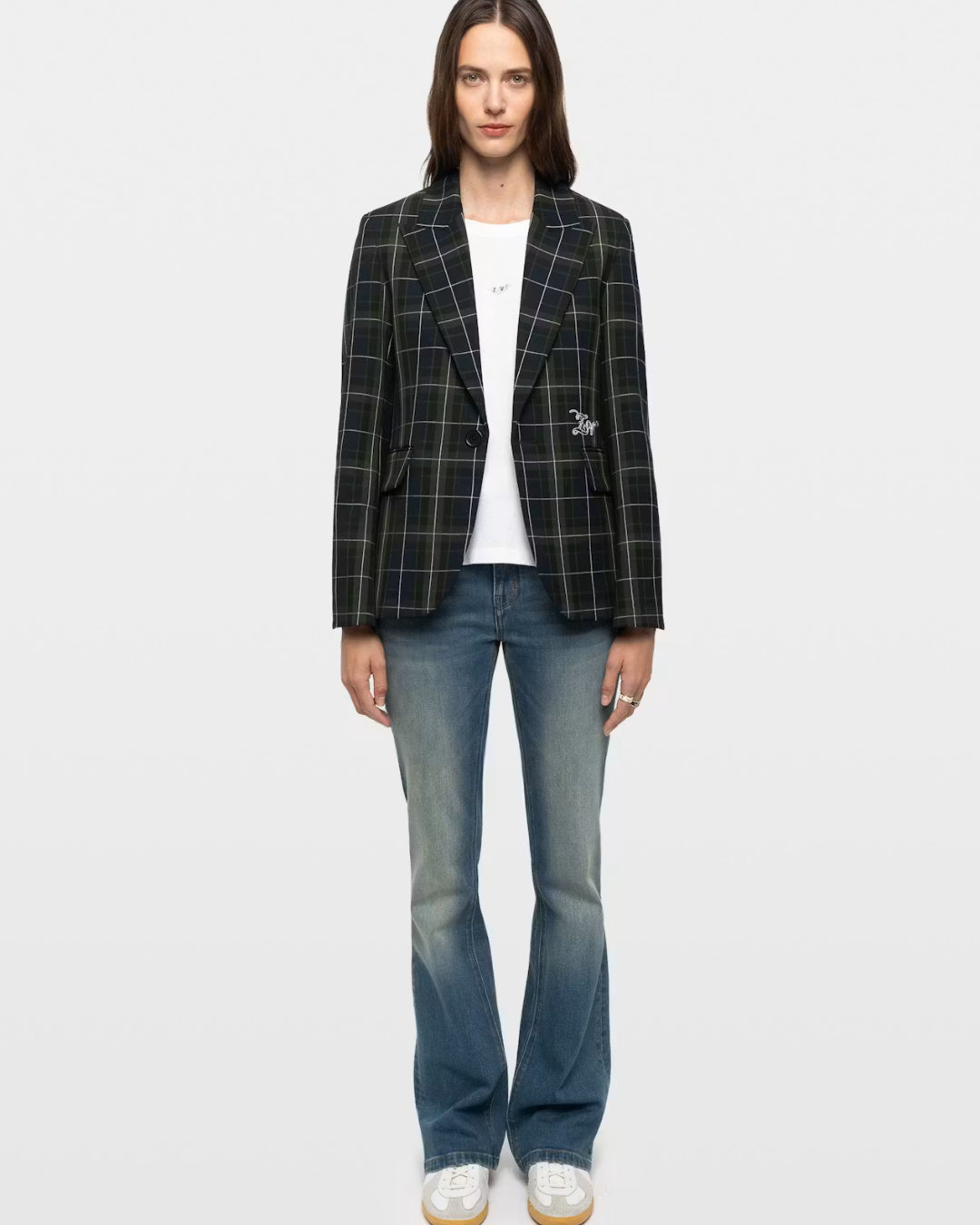 Chaqueta Zadig & Voltaire Vanille Tartan WWBL01983 404 ZADIG & VOLTAIRE