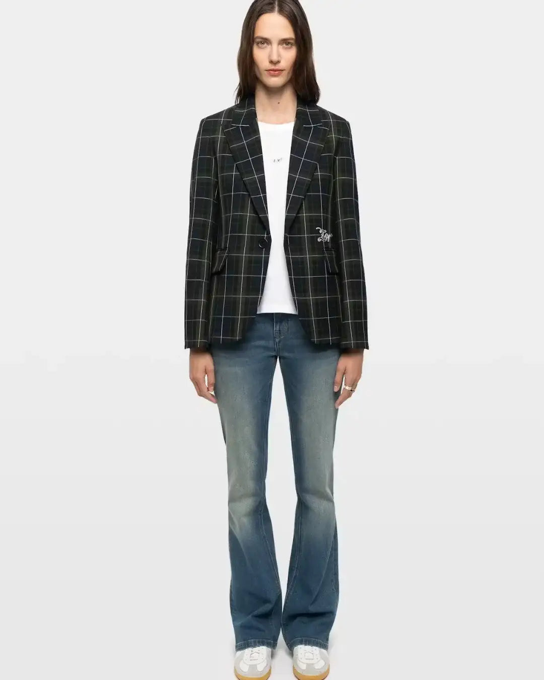 Chaqueta Zadig & Voltaire Vanille Tartan WWBL01983 404 ZADIG & VOLTAIRE