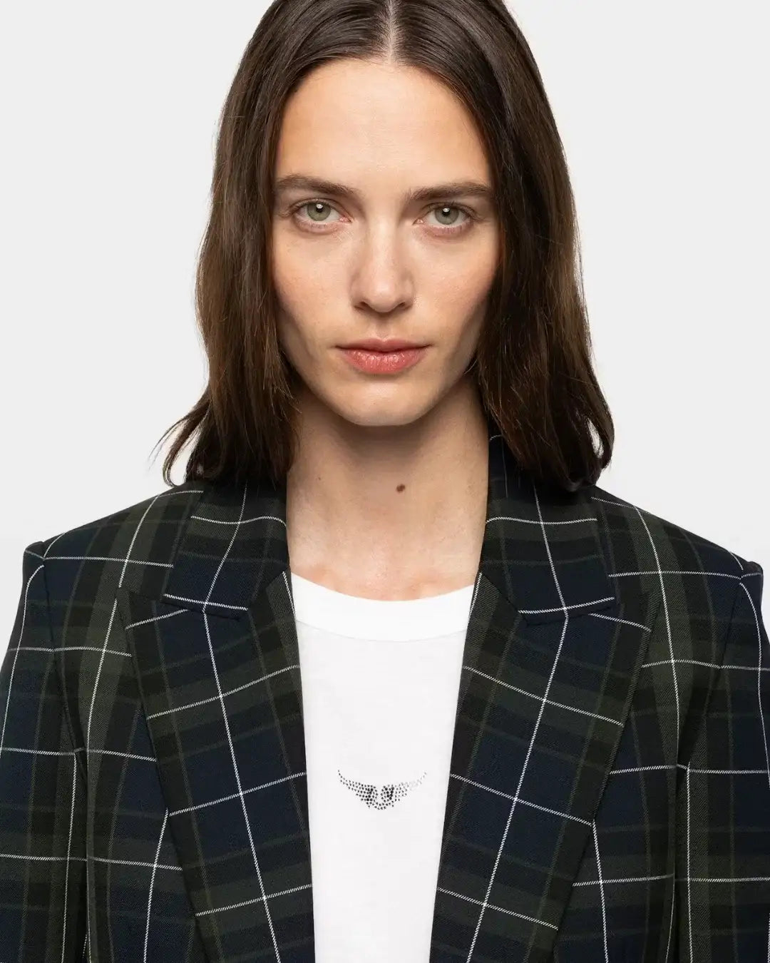 Chaqueta Zadig & Voltaire Vanille Tartan WWBL01983 404 ZADIG & VOLTAIRE