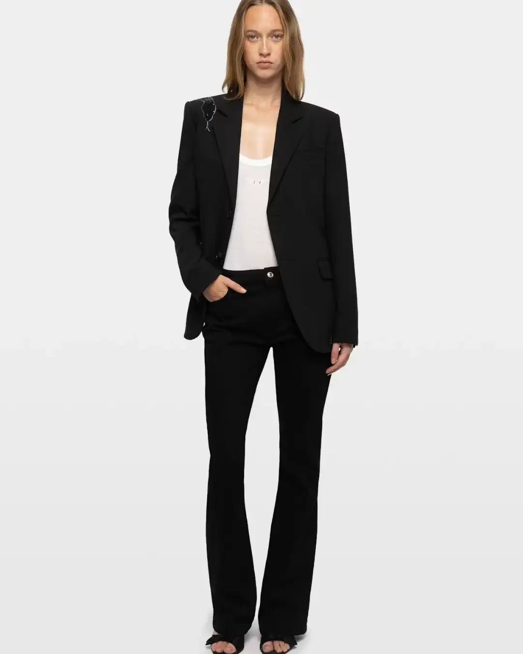 Chaqueta Zadig & Voltaire Vanille Strass Snake WWBL01991 011 ZADIG & VOLTAIRE