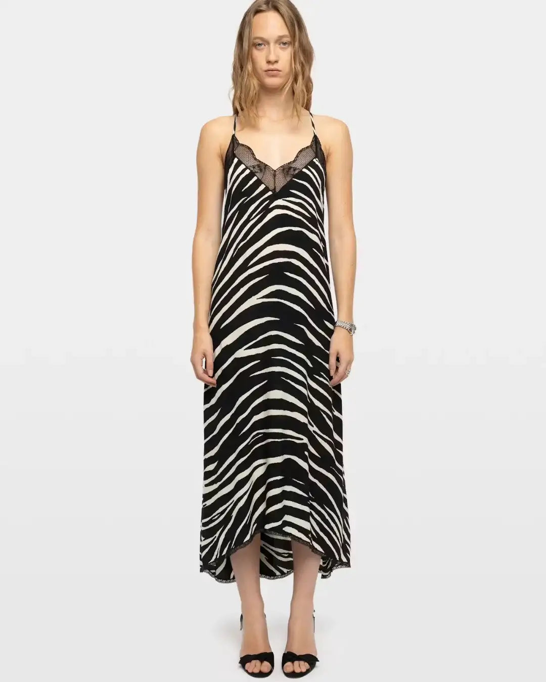 Vestido Zadig & Voltaire Risty Soft Tiger WWDR02700 011 ZADIG & VOLTAIRE