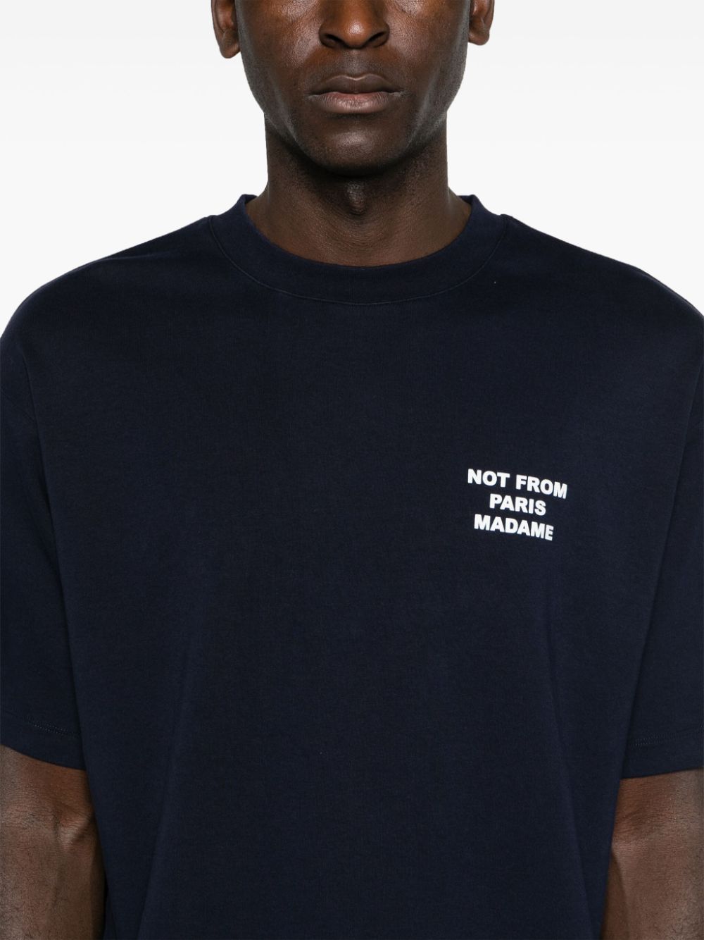 Camiseta Drole de Monsieur Bold Slogan TS203 CO002 NAVY DROLE DE MONSIEUR