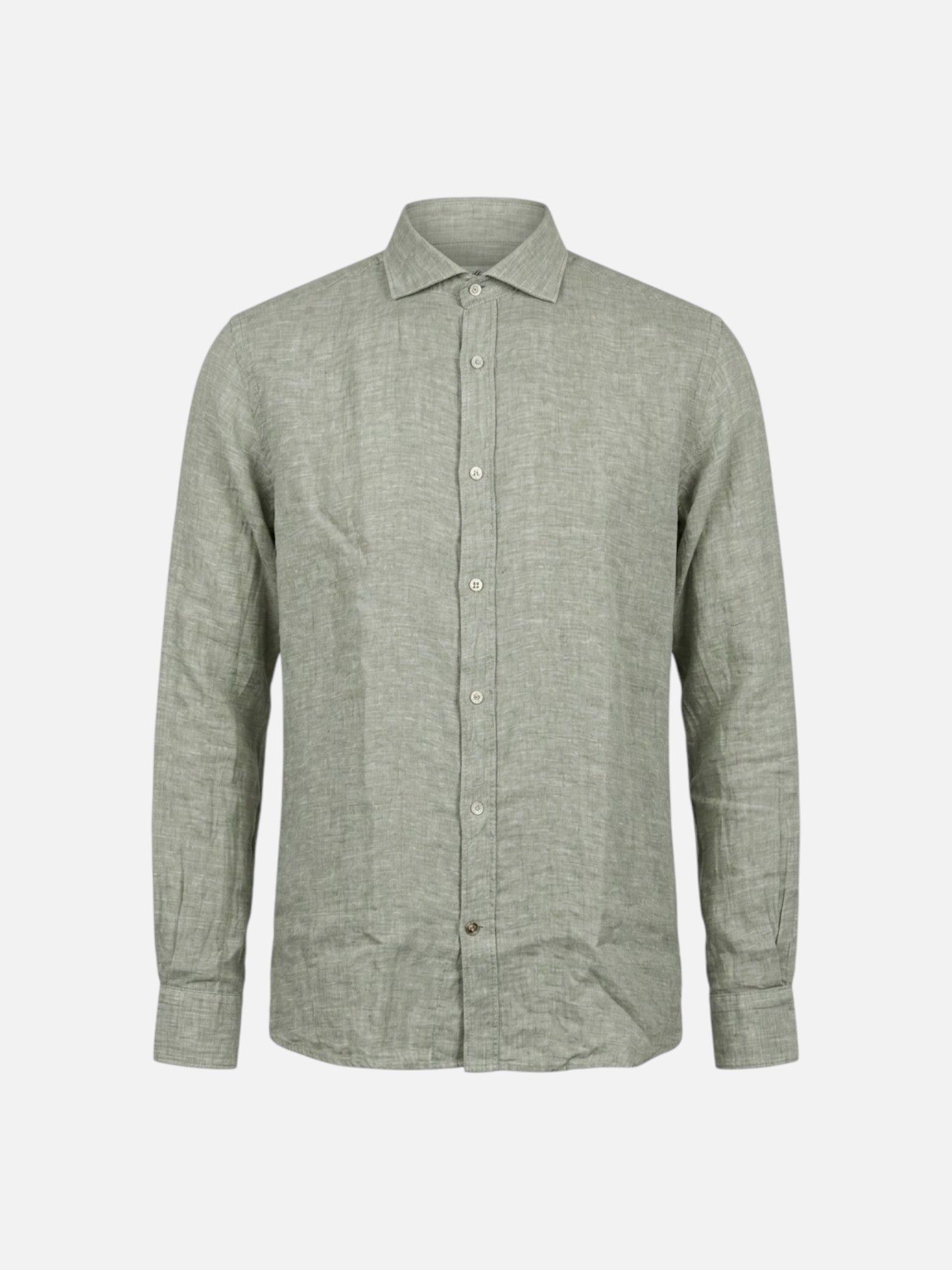 Camisa Alley Docks de Lino AU25S02CA LINEN YD GREEN ALLEY DOCKS