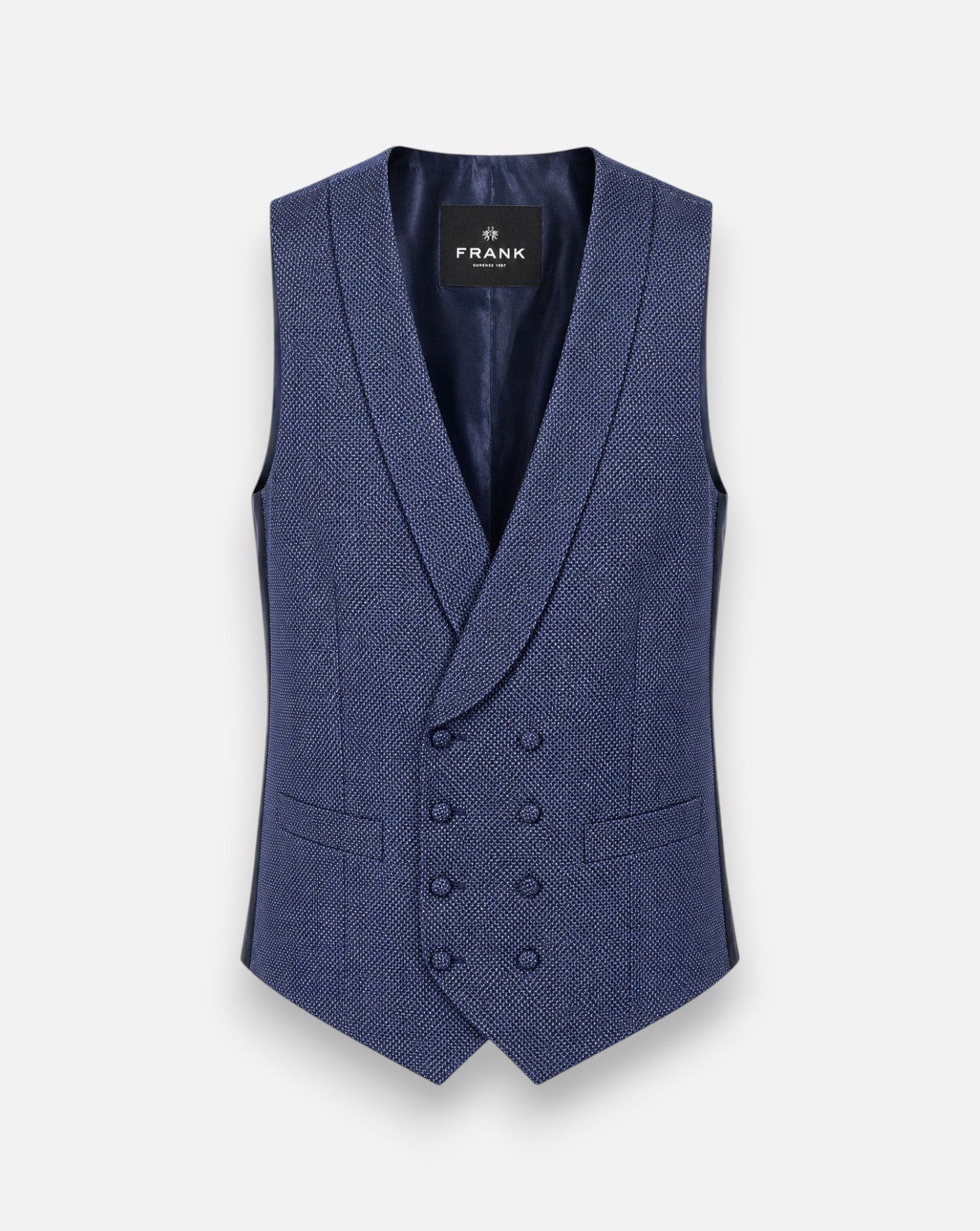 Chaleco de ceremonia Frank FRED 7019/2 BLUE FRANK