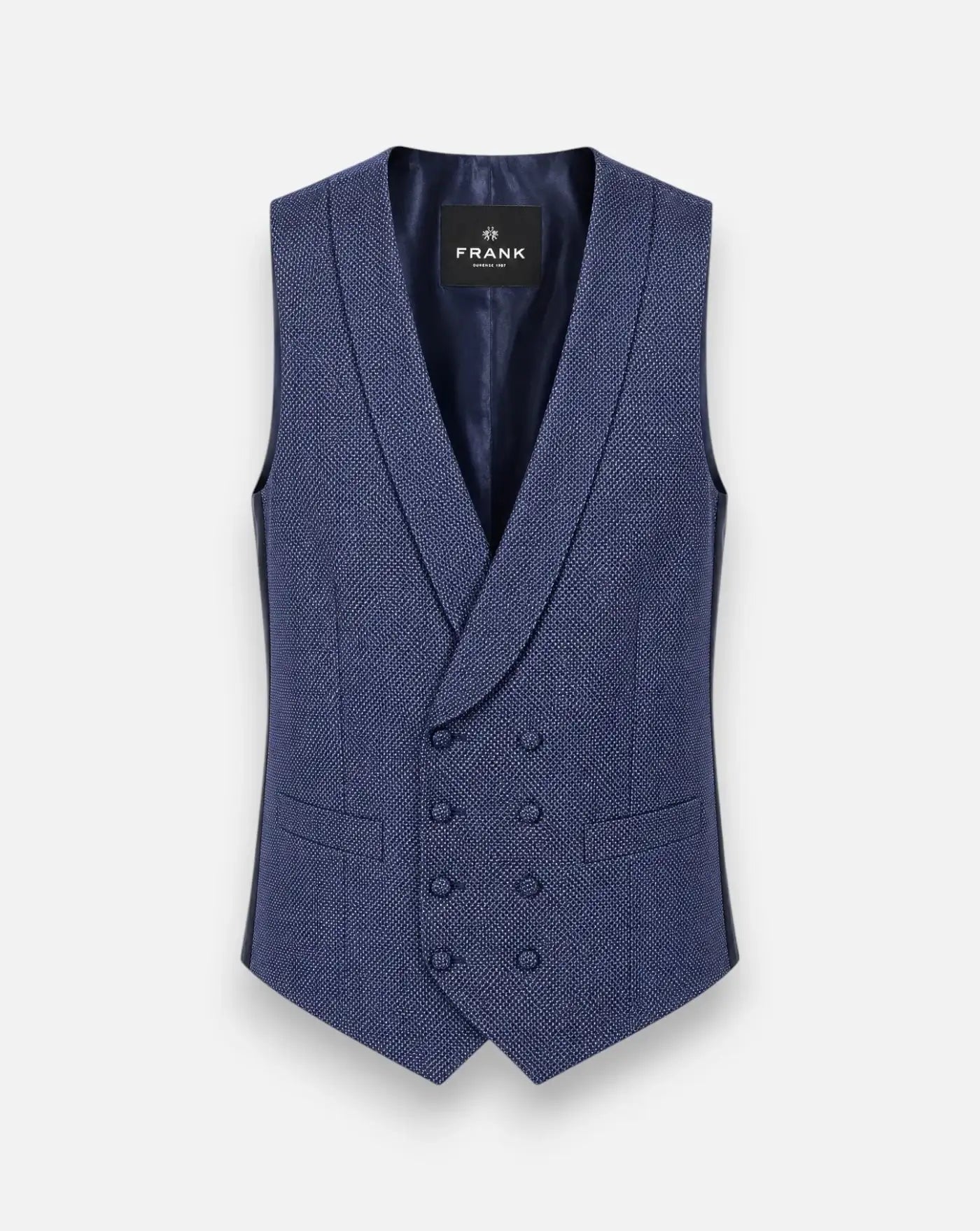Chaleco de ceremonia Frank FRED 7019/2 BLUE FRANK