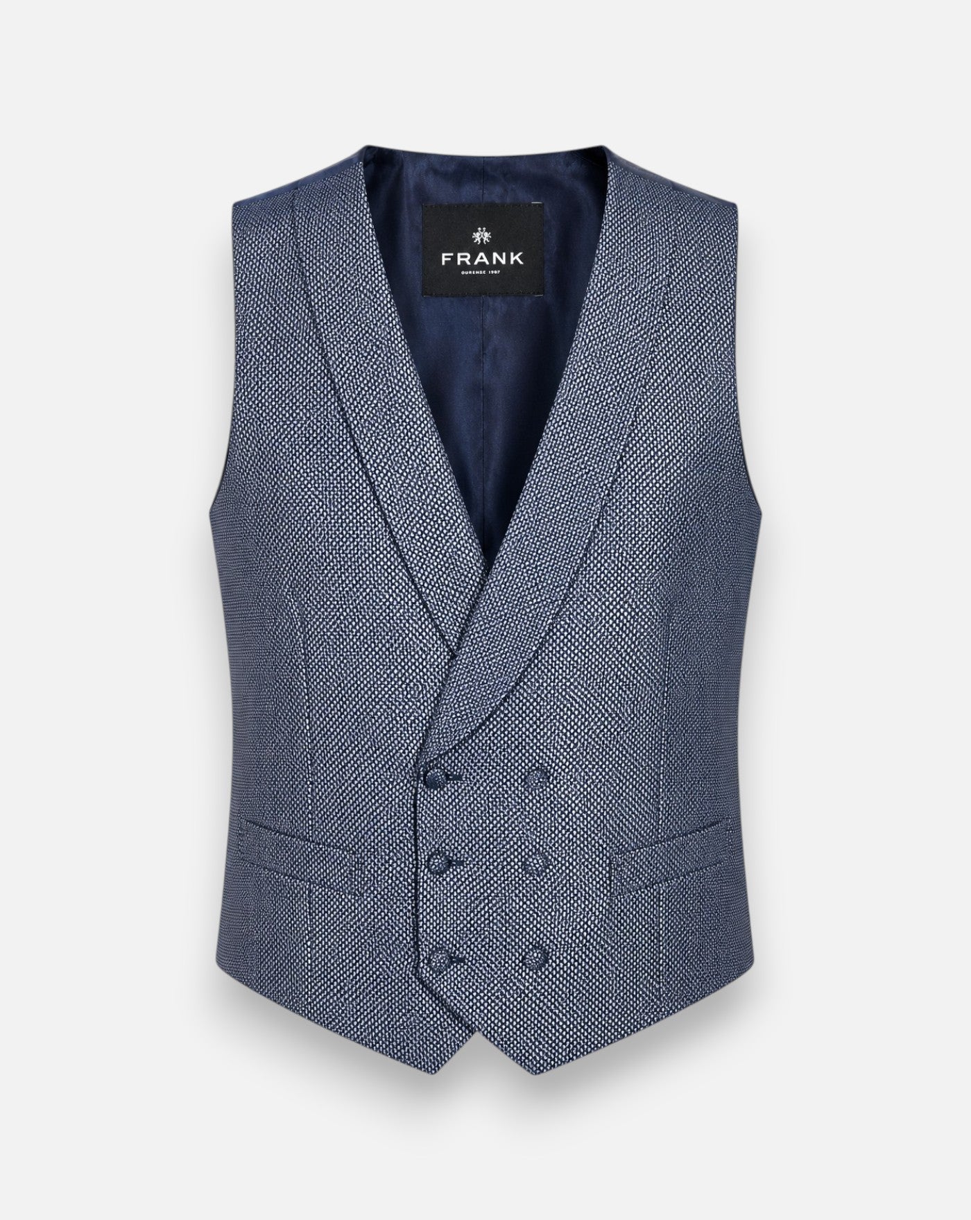 Chaleco de ceremonia Frank FRED 7501/2 BLUE FRANK