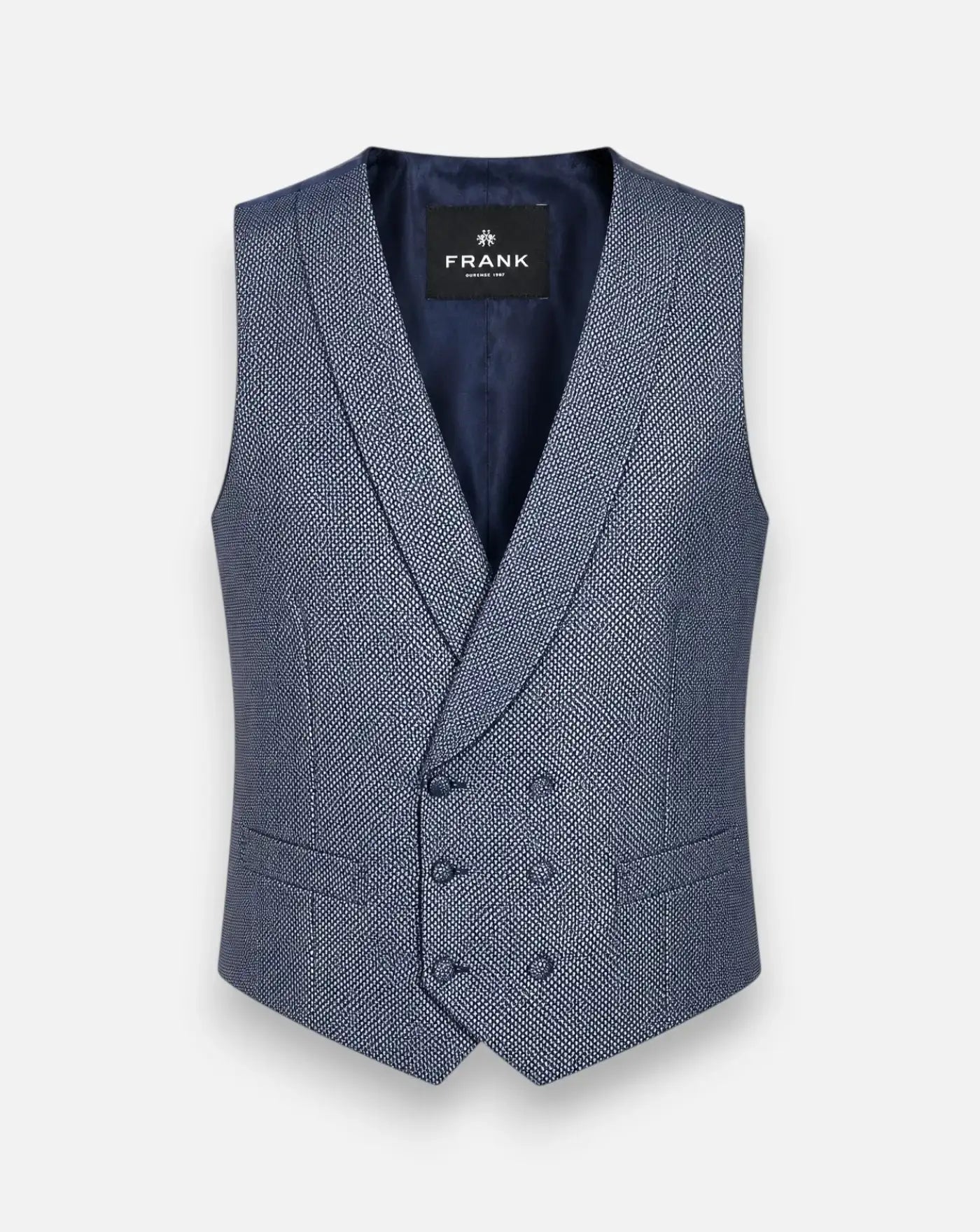 Chaleco de ceremonia Frank FRED 7501/2 BLUE FRANK