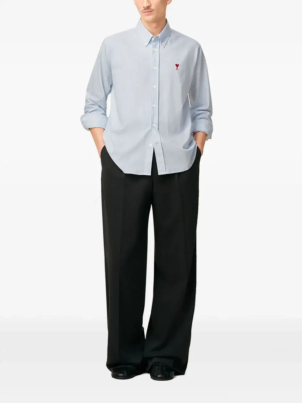 Camisa Ami Paris Ami de Coeur BFUSH063CO0087 475 AMI PARIS