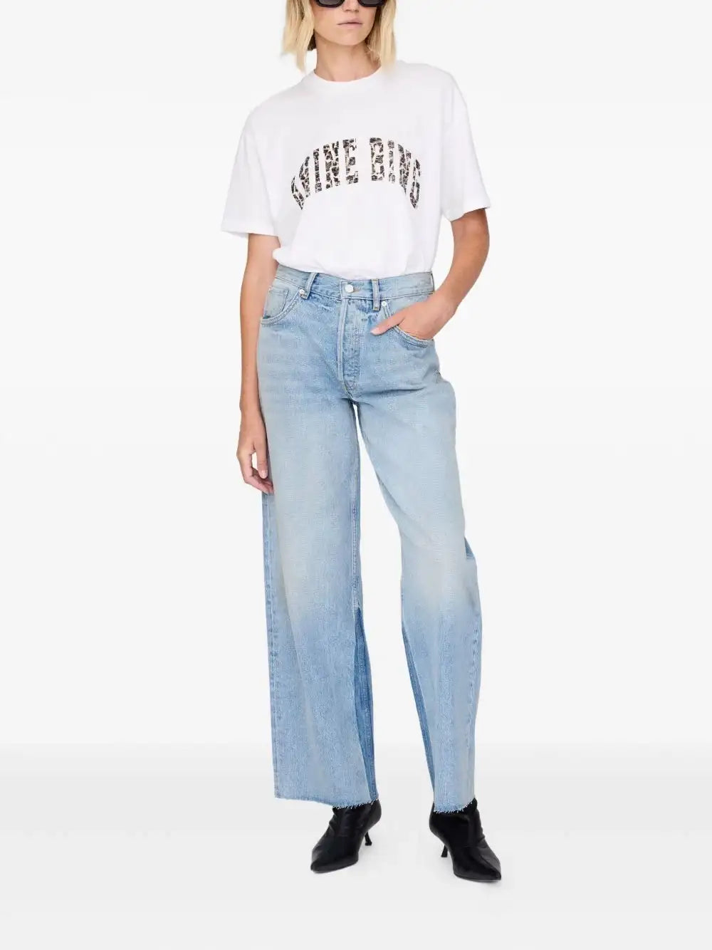 Camiseta Anine Bing Walker Tee Anine A0812128IVY1 ANINE BING