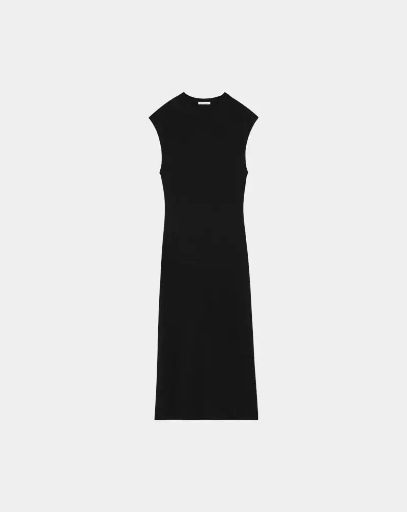 Vestido Ami Paris Sleevelees Fitted Long FDR648JE0223 001 AMI PARIS