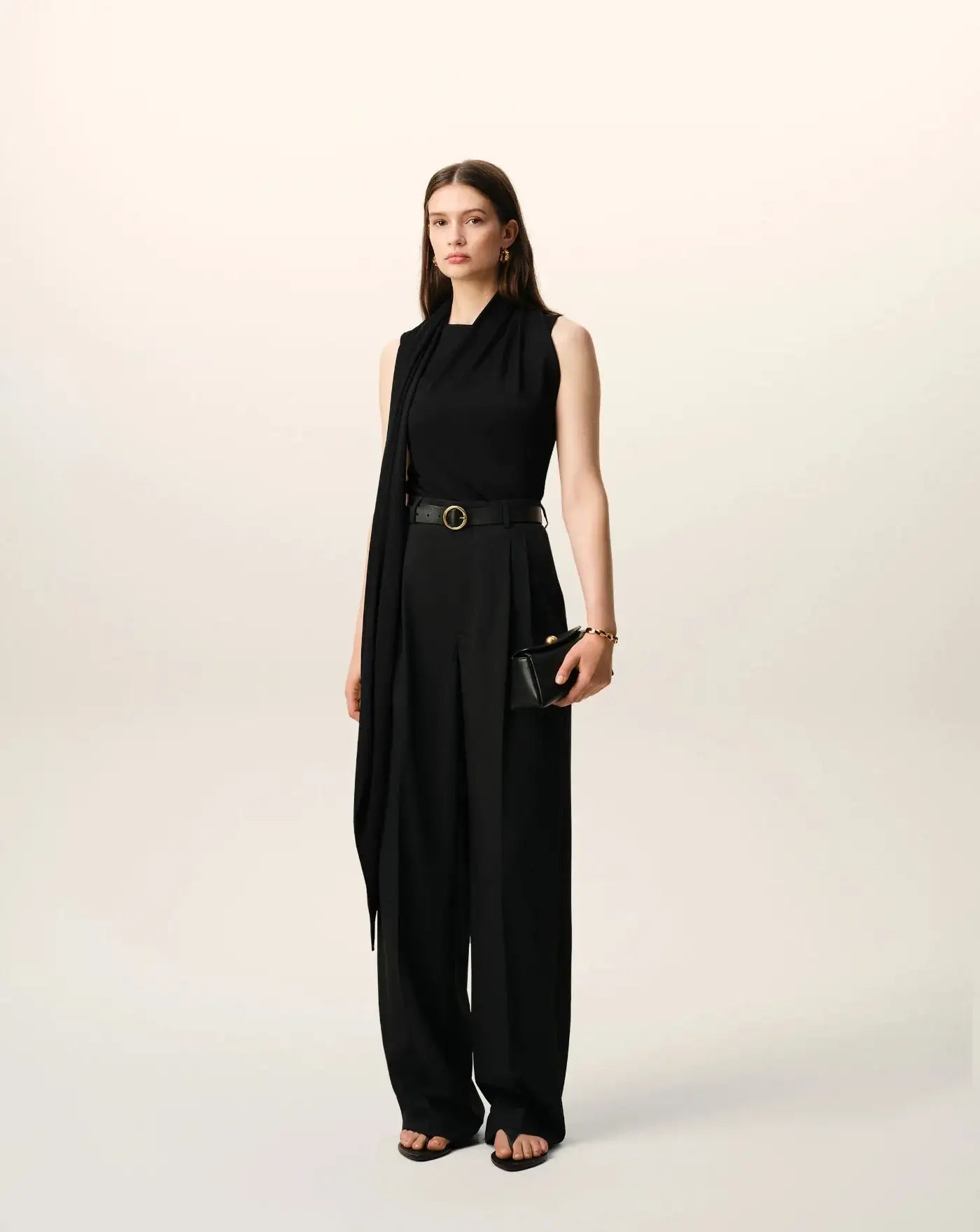Top Ami Paris Sleeveless Lavalliere FTP827JE0223 001 AMI PARIS