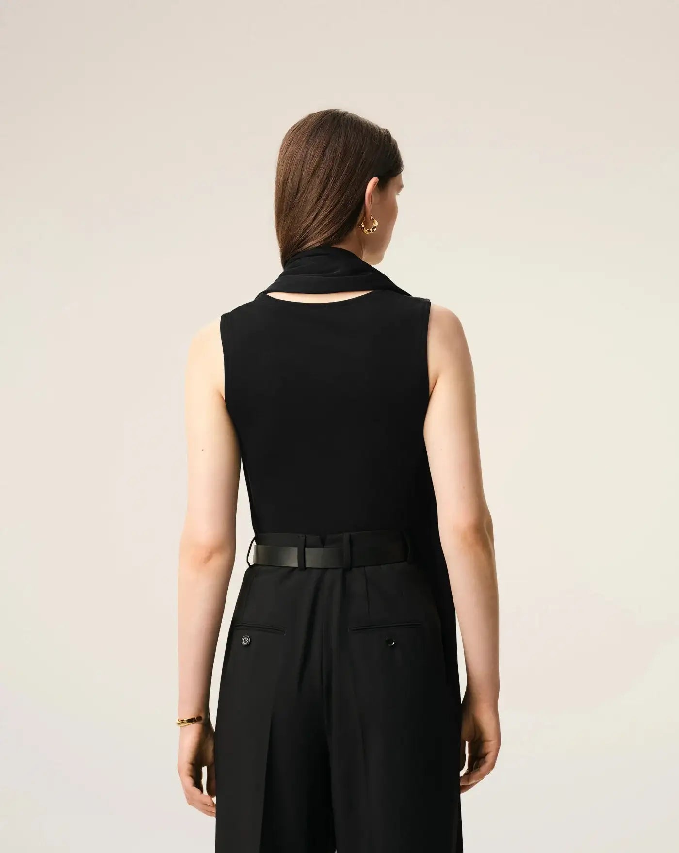 Top Ami Paris Sleeveless Lavalliere FTP827JE0223 001 AMI PARIS