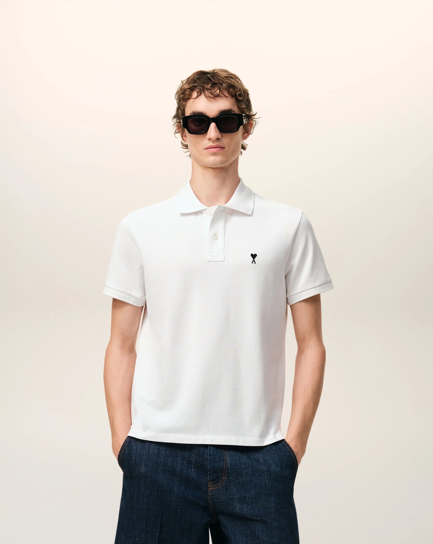Polo Ami Paris Ami de Coeur HPL411760 100 AMI PARIS