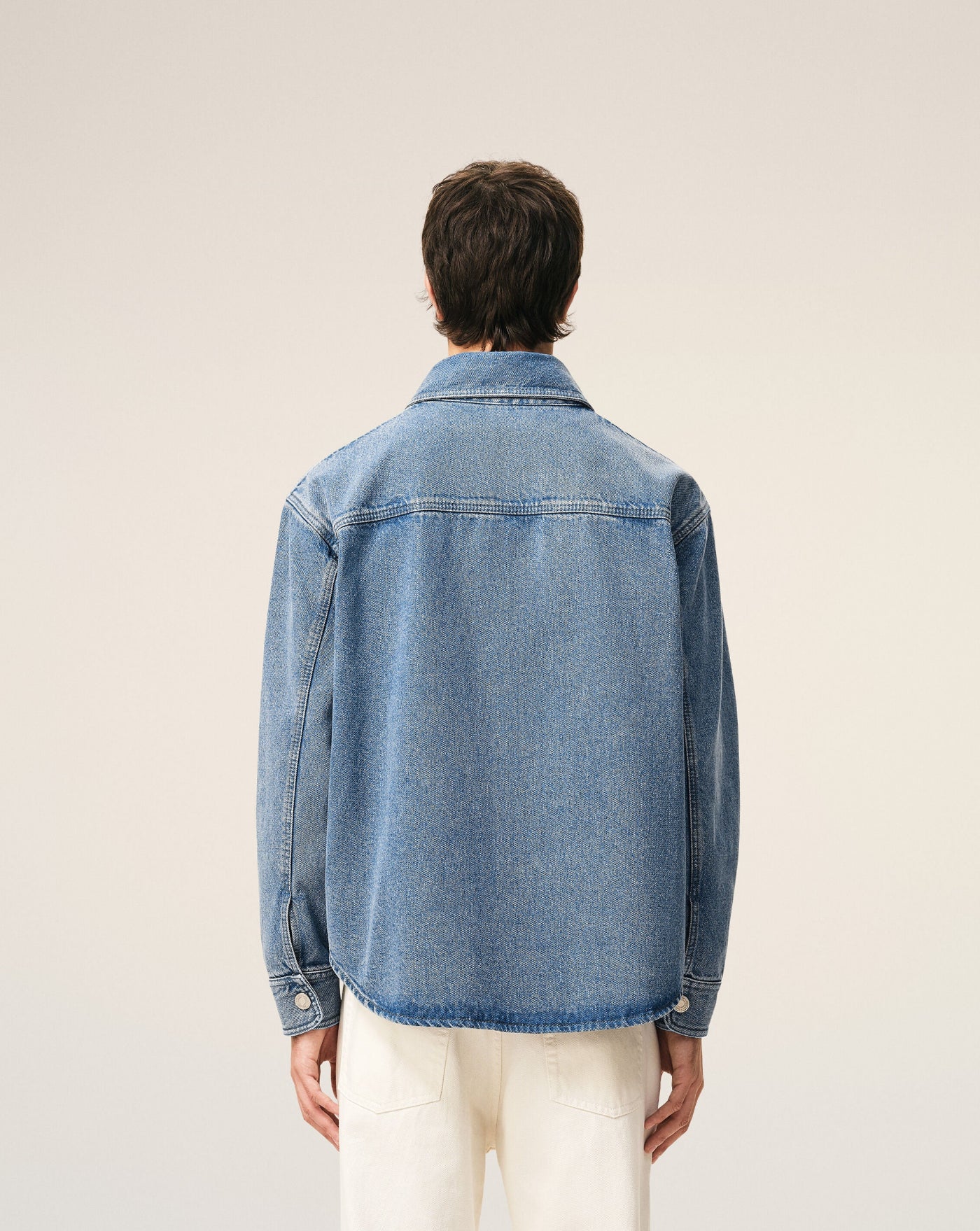 Camisa Ami Paris Denim UJK897DE0046 480 AMI PARIS