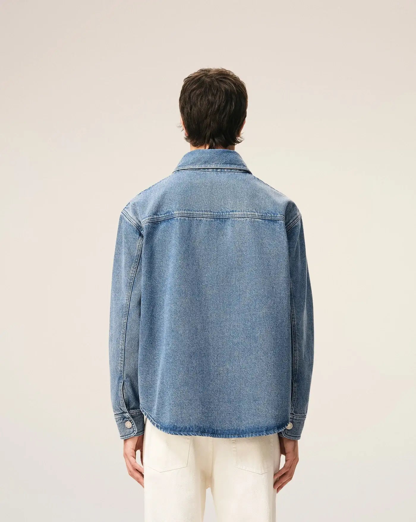 Camisa Ami Paris Denim UJK897DE0046 480 AMI PARIS