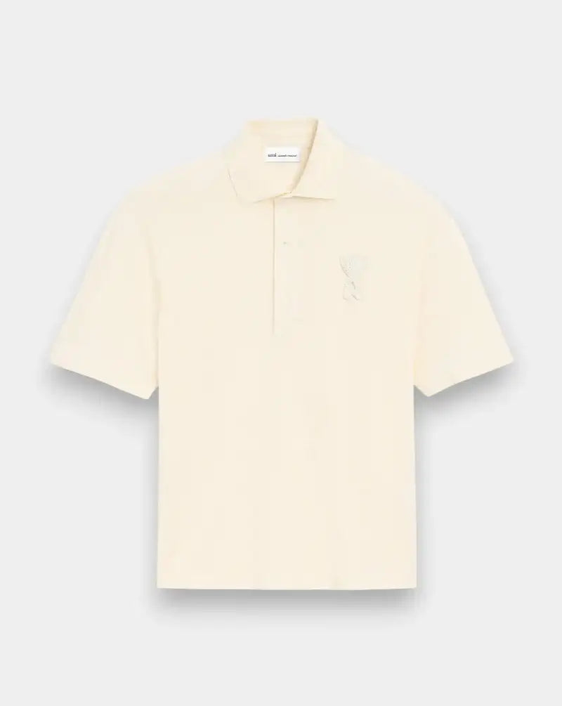 Polo Ami Paris Knitted Patch UPL428JE0221 136 AMI PARIS