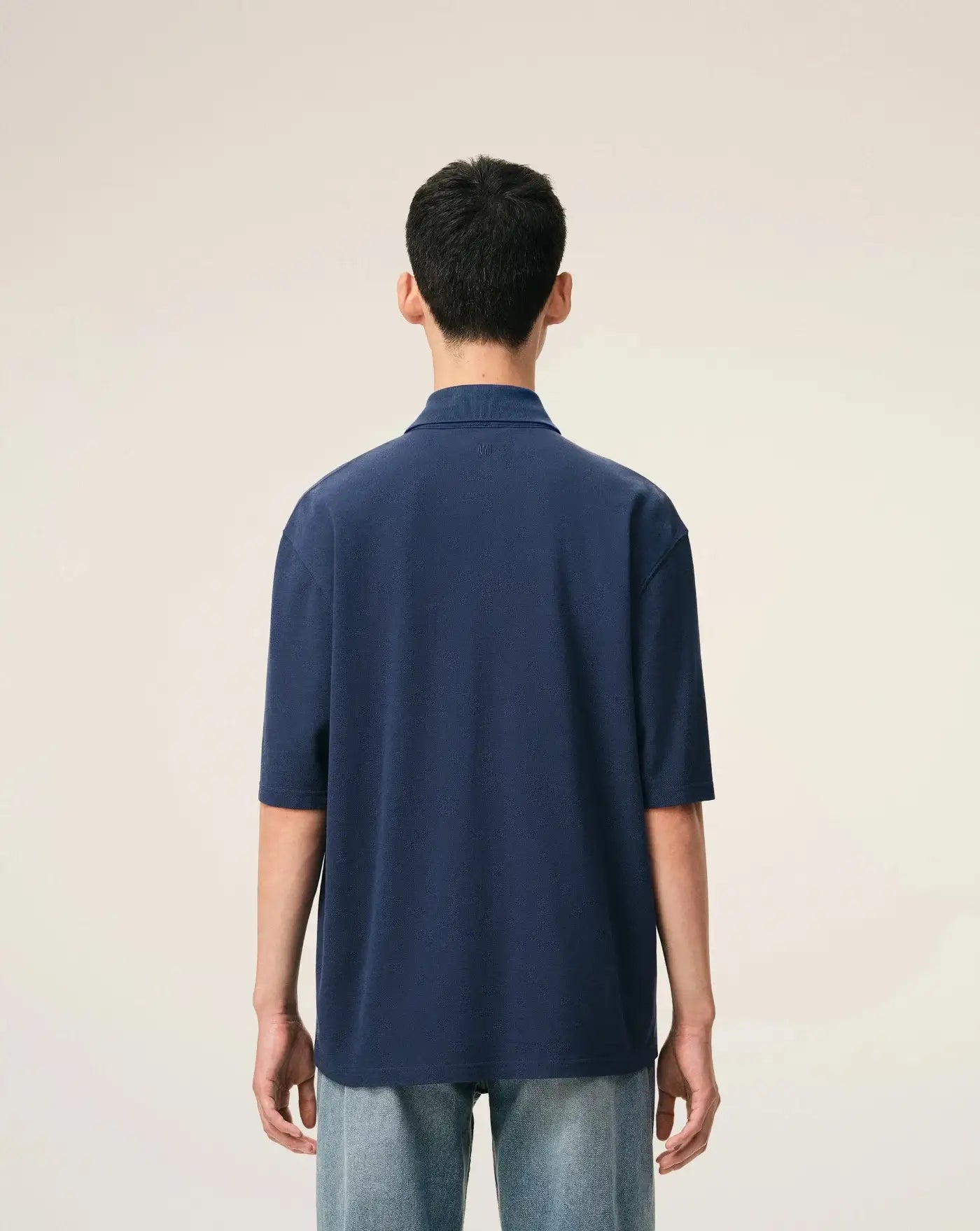 Polo Ami Paris Knitted Patch UPL428JE0221 A021 AMI PARIS