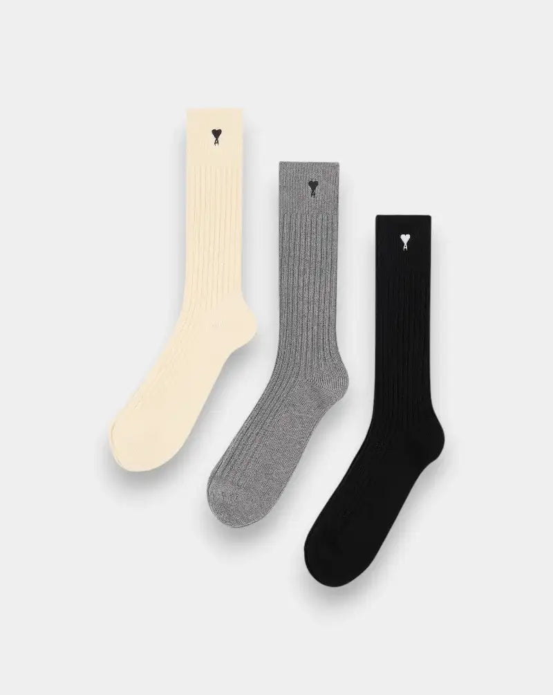 Calcetines Ami Paris Ami de Coeur Pack de 3 USC611AK0007 A148 AMI PARIS