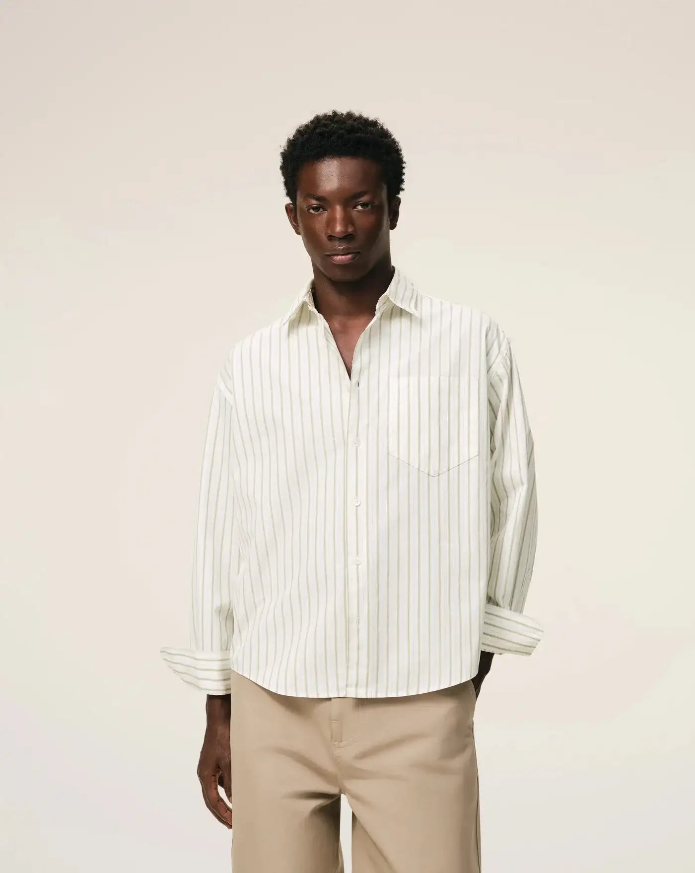 Camisa Ami Paris Boxy Long Sleeves USH766CO0220 A075 AMI PARIS