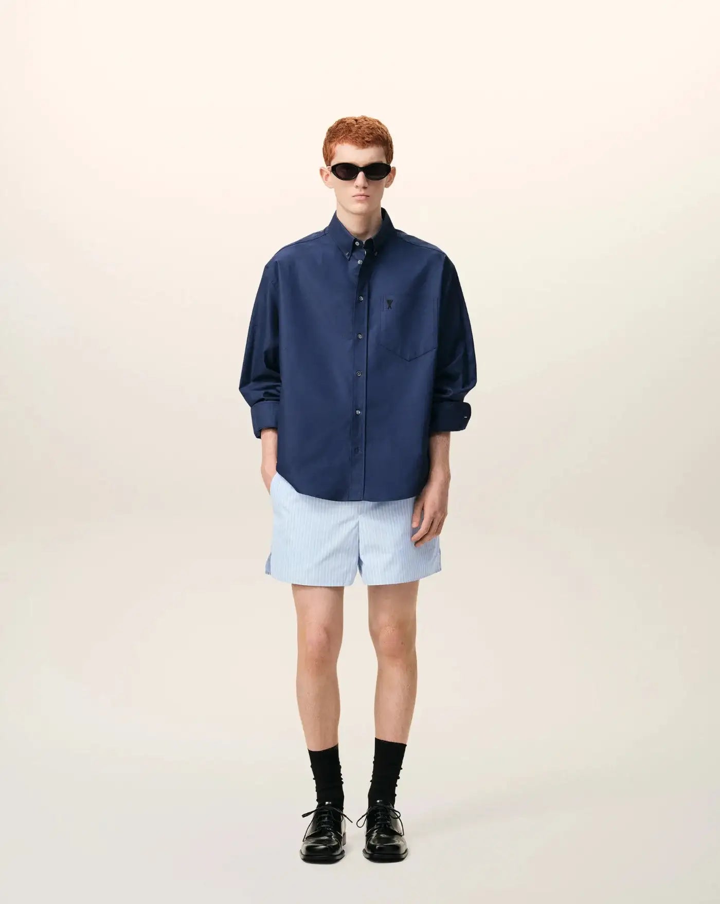 Bermudas Ami Paris Ellasticated Shorts USO806CO0219 4844 AMI PARIS