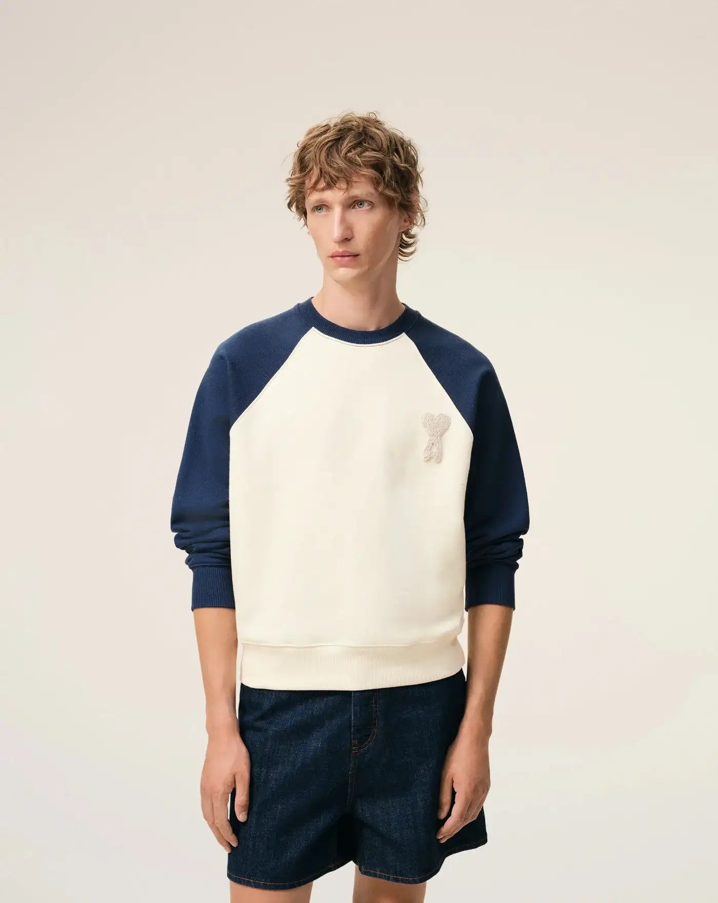 Sudadera Ami Paris Bicolor USW781747 A027 AMI PARIS