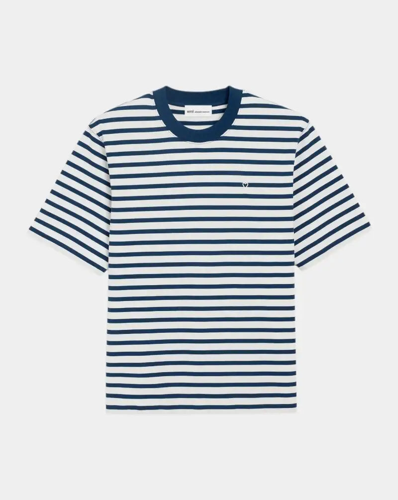 Camiseta Ami Paris Mariniere UTS374JE0210 A044 AMI PARIS