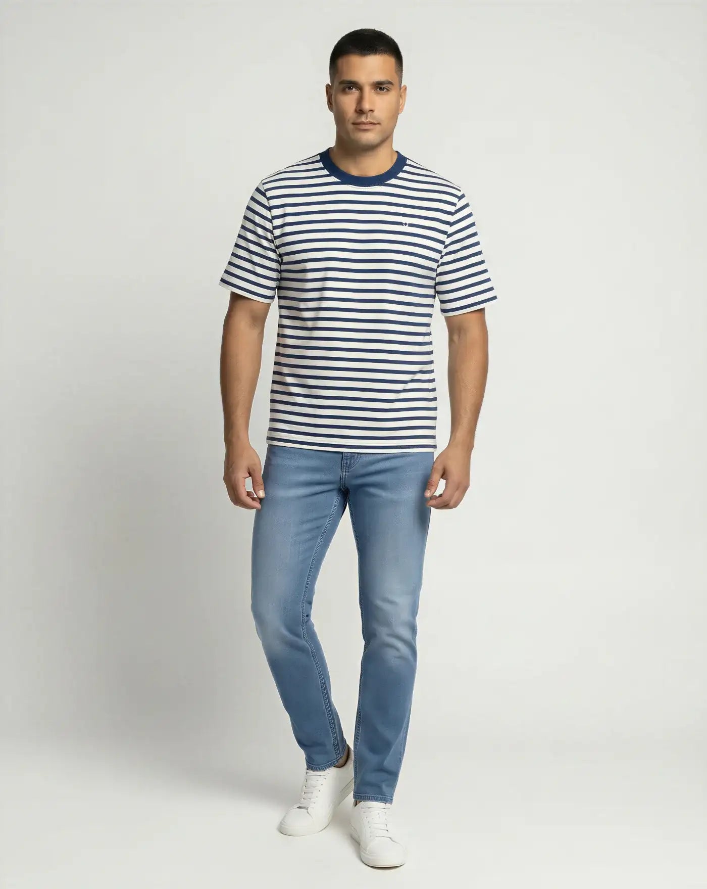 Camiseta Ami Paris Mariniere UTS374JE0210 A044 AMI PARIS