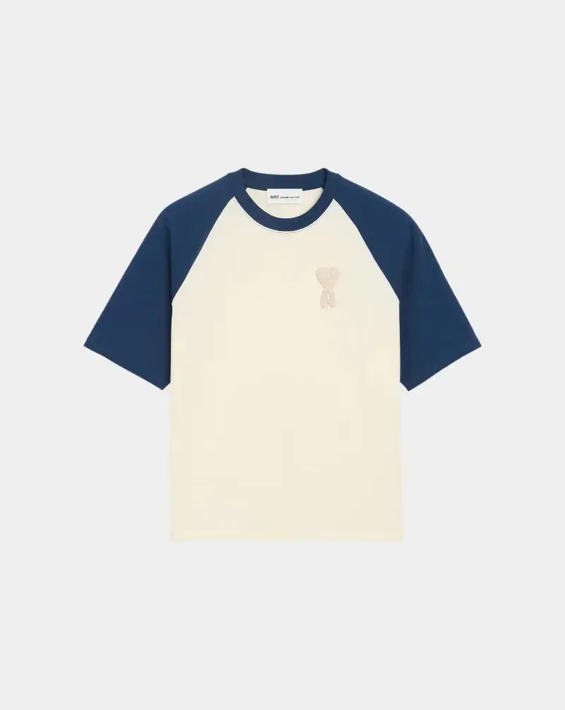 Camiseta Ami Paris Bicolor UTS379726 A027 AMI PARIS