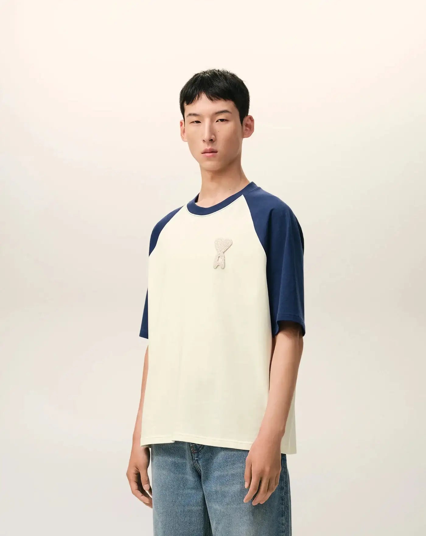 Camiseta Ami Paris Bicolor UTS379726 A027 AMI PARIS