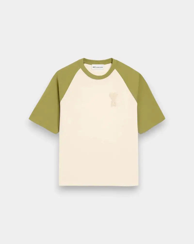 Camiseta Ami Paris Bicolor UTS379726 A041 AMI PARIS