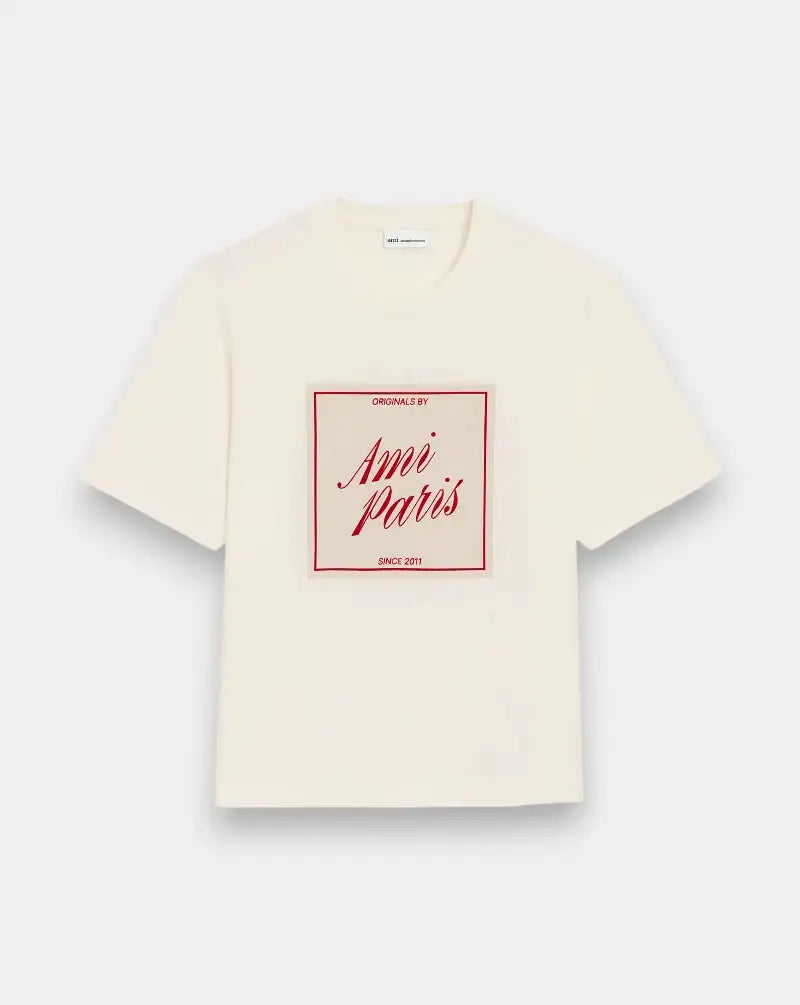 Camiseta Ami Paris Heritage Print T-shirt UTS385726 136 AMI PARIS
