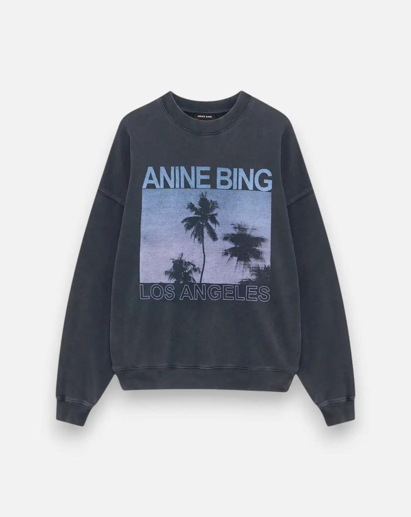 Sudadera Anine Bing Miles Sweatshirt Palms A0812381WHG1 WASHED GREY ANINE BING