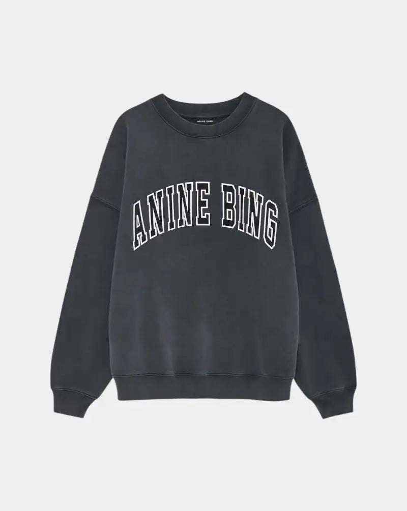 Sudadera Anine Bing Miles Sweatshirt New Classic A0812490 WBL1WASHED BLACK ANINE BING