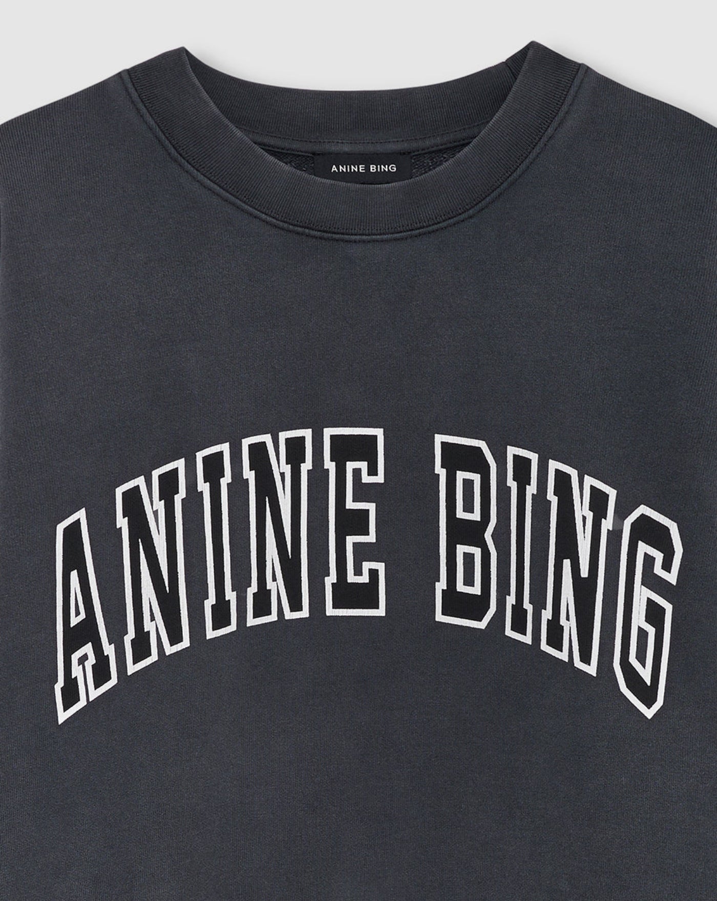Sudadera Anine Bing Miles Sweatshirt New Classic A0812490 WBL1WASHED BLACK ANINE BING