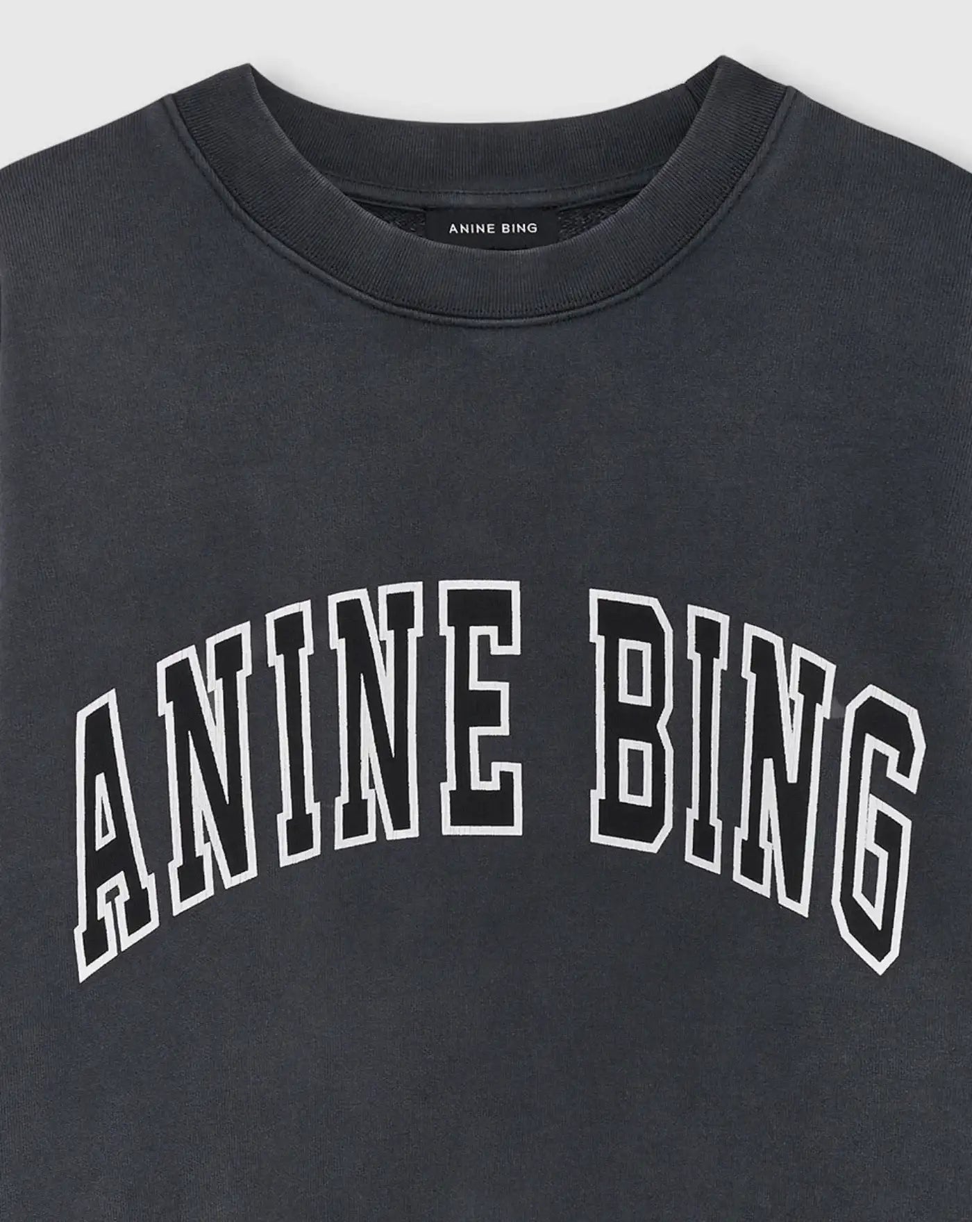 Sudadera Anine Bing Miles Sweatshirt New Classic A0812490 WBL1WASHED BLACK ANINE BING
