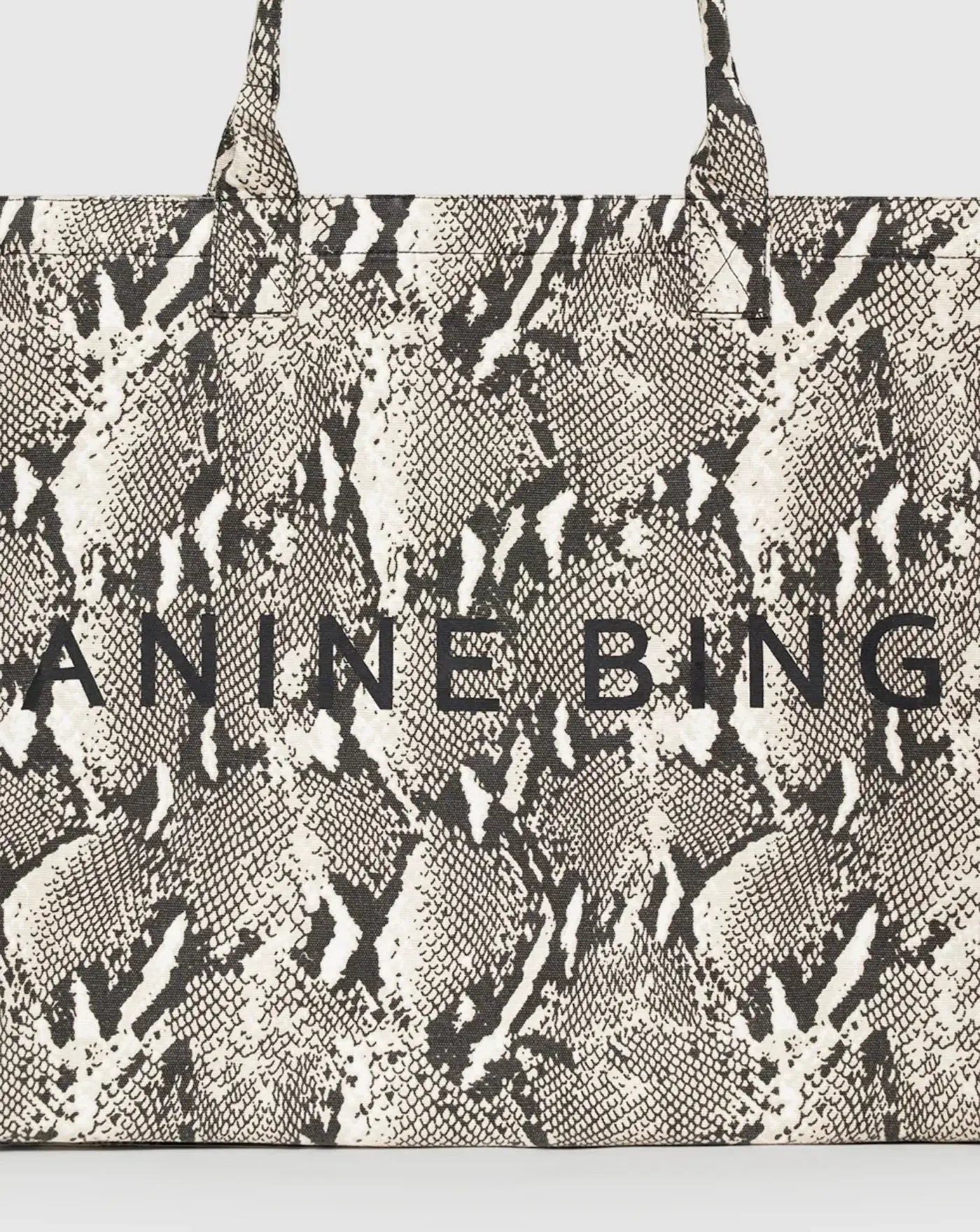Bolso Anine Bing Leo Canvas Tote A1311841MTL100 PRINT ANINE BING