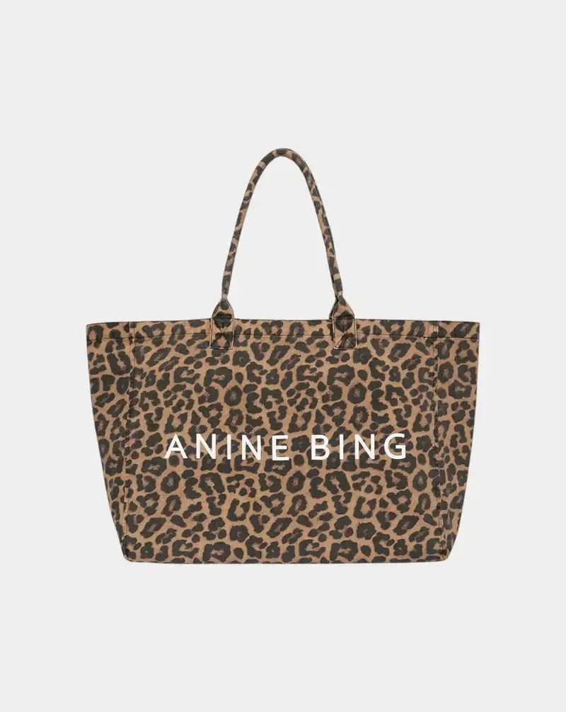 Bolso Anine Bing Leo Canvas Tote A1311841MTL59 PRINT ANINE BING