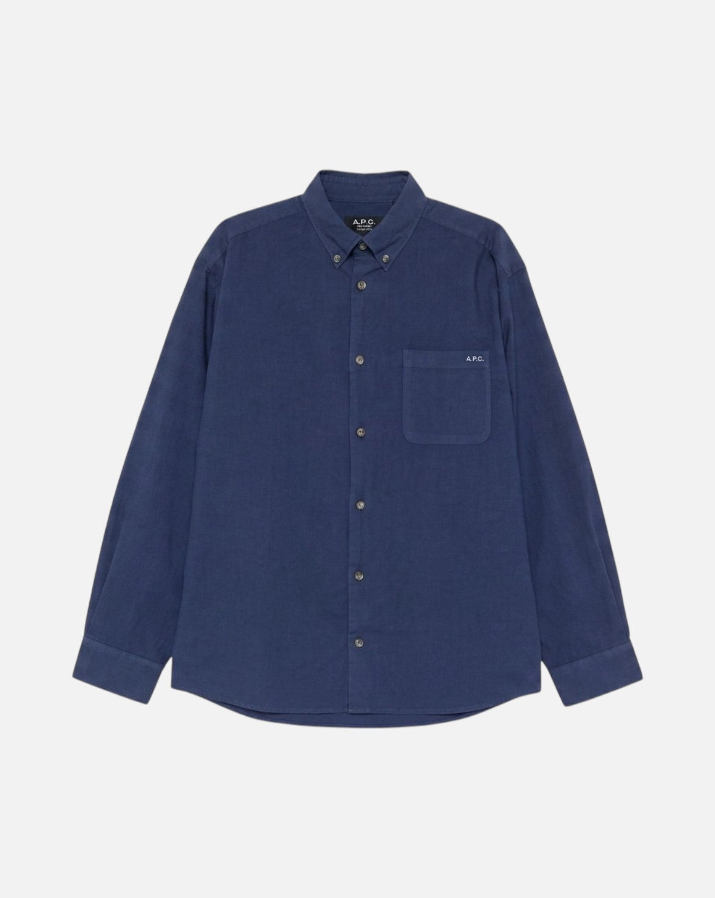 Camisa A.P.C. "chemise mateo logo" COHOEH12599 IAJ - MARINE A.P.C.