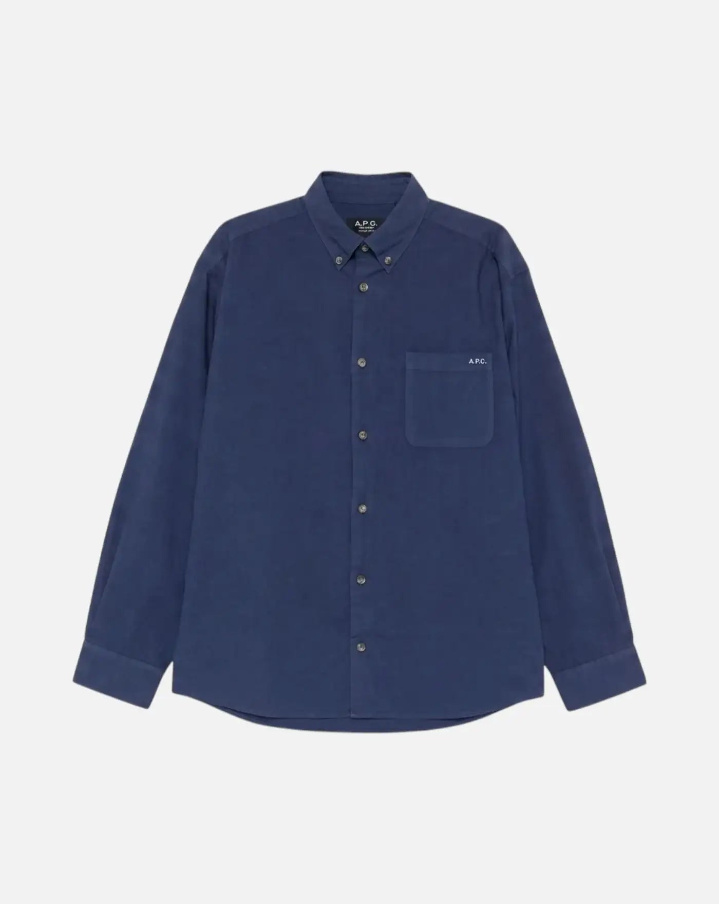 Camisa A.P.C. "chemise mateo logo" COHOEH12599 IAJ - MARINE A.P.C.