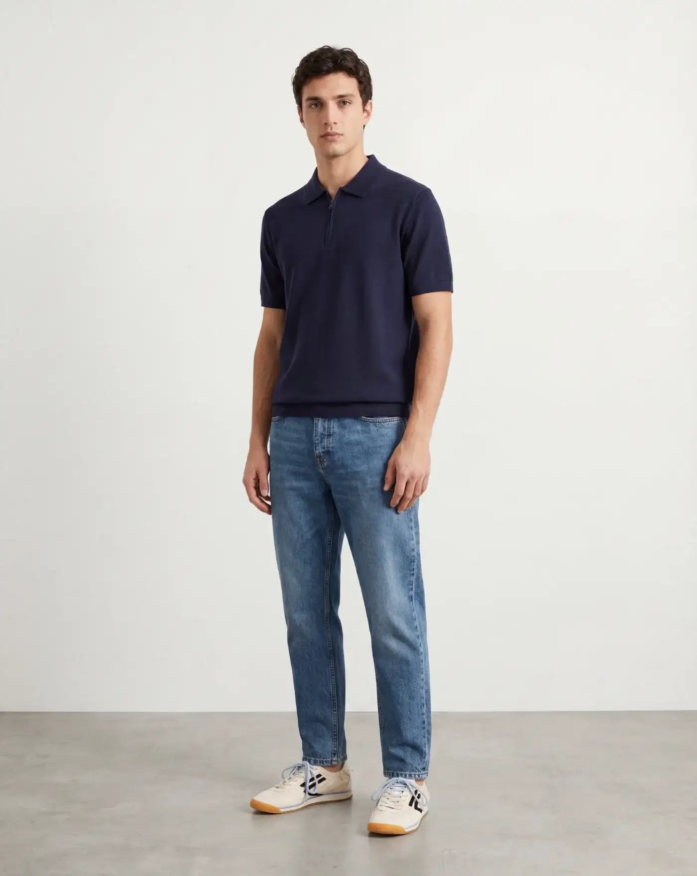 Polo Aspesi Zip 26PQM8273371 01098 ASPESI
