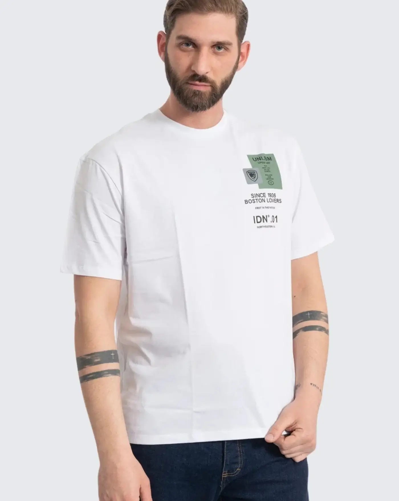 Camiseta Blauer Brush 26SBLUH02283 007480 100WHITE BLAUER