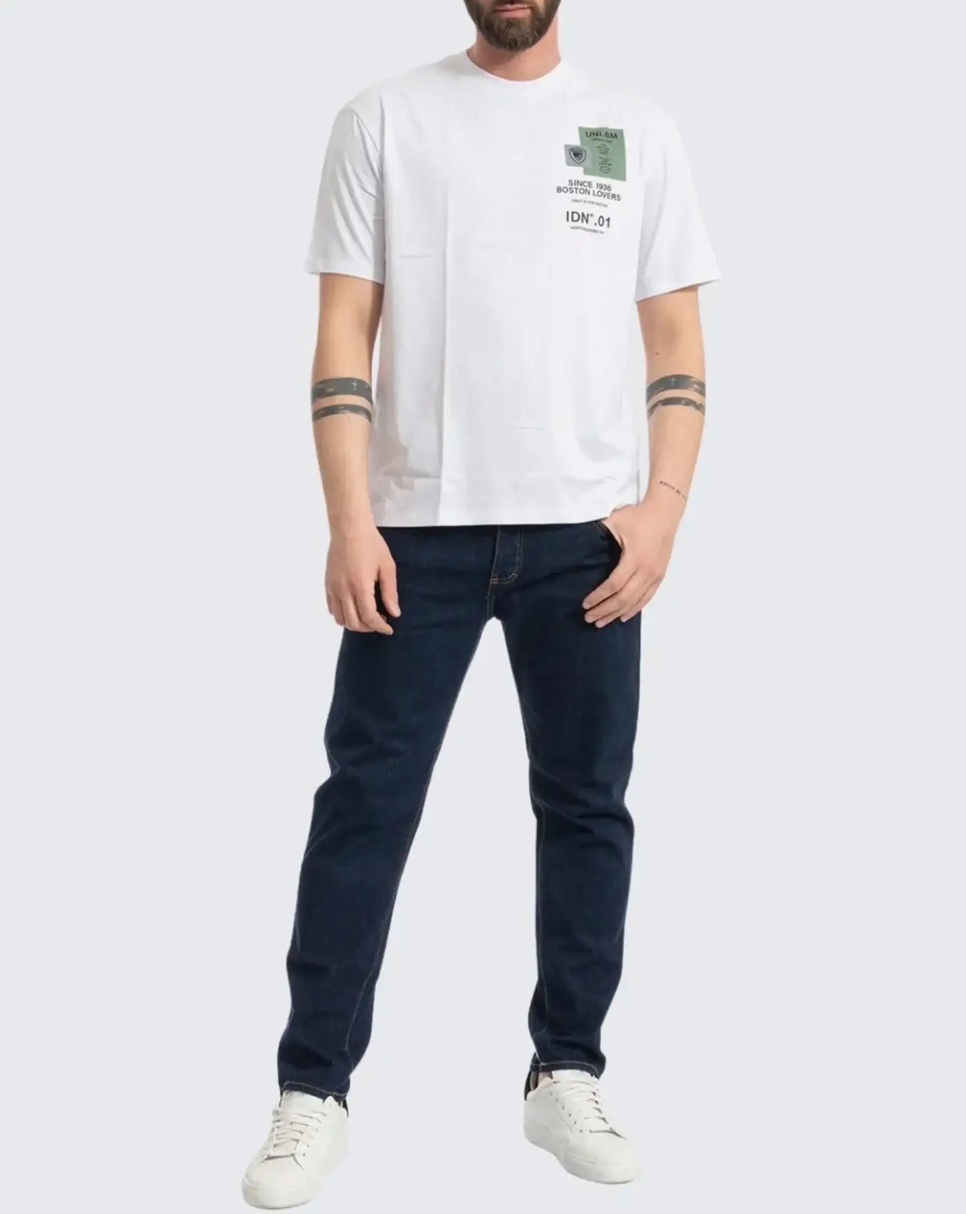 Camiseta Blauer Brush 26SBLUH02283 007480 100WHITE BLAUER