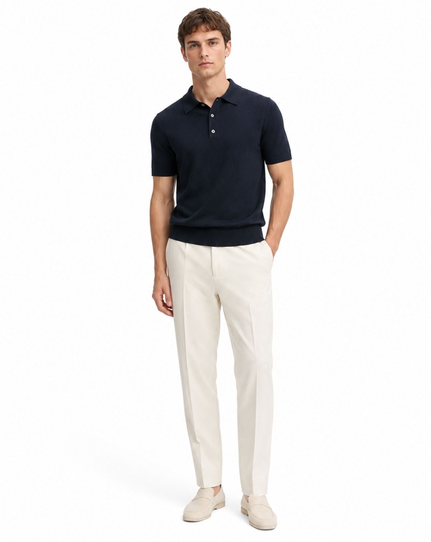 Polo Diktat Punto Riso DK17025 BLU NOTTE DIKTAT