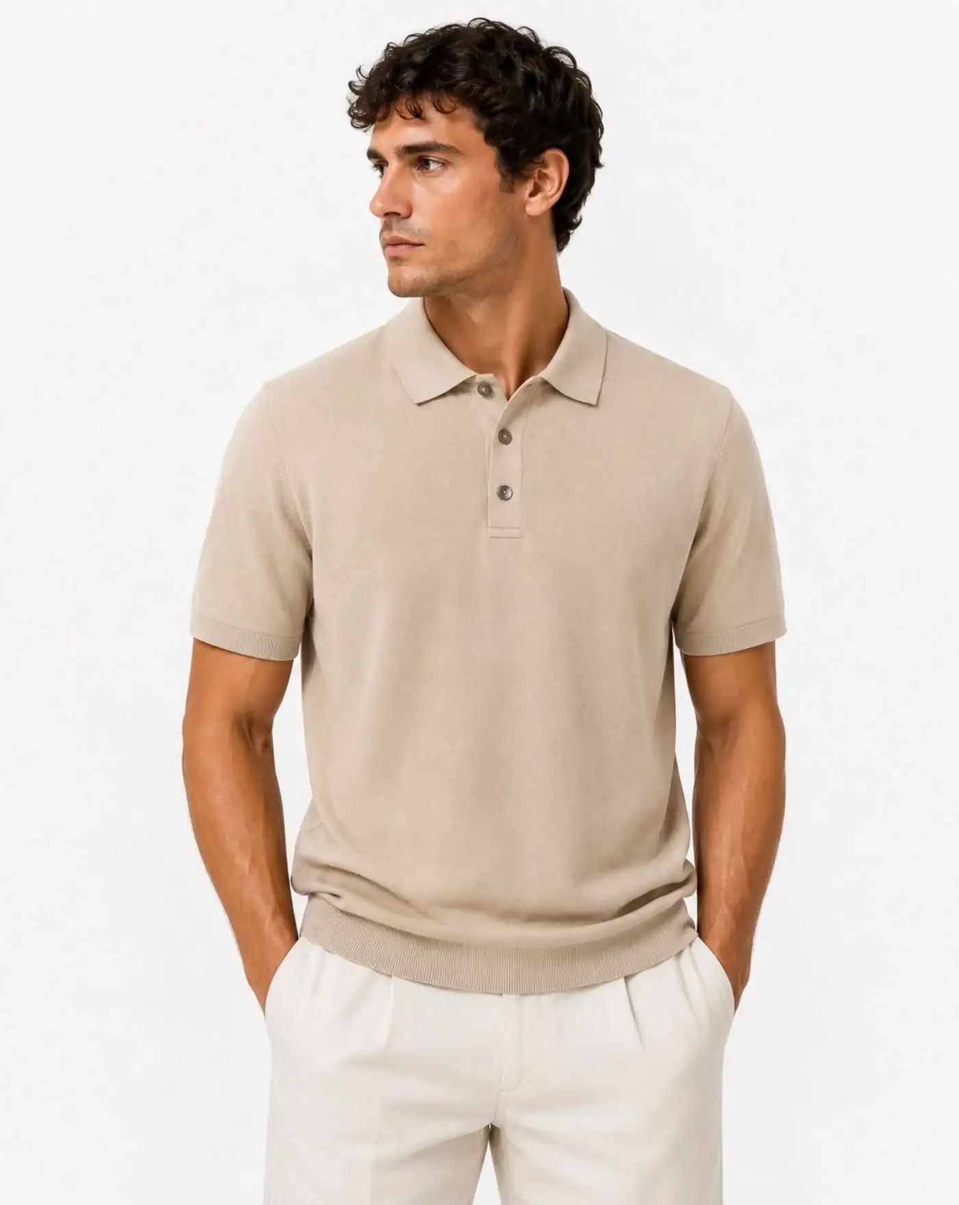 Polo Diktat Punto Riso <BR/> DK17025 SABBIA DIKTAT