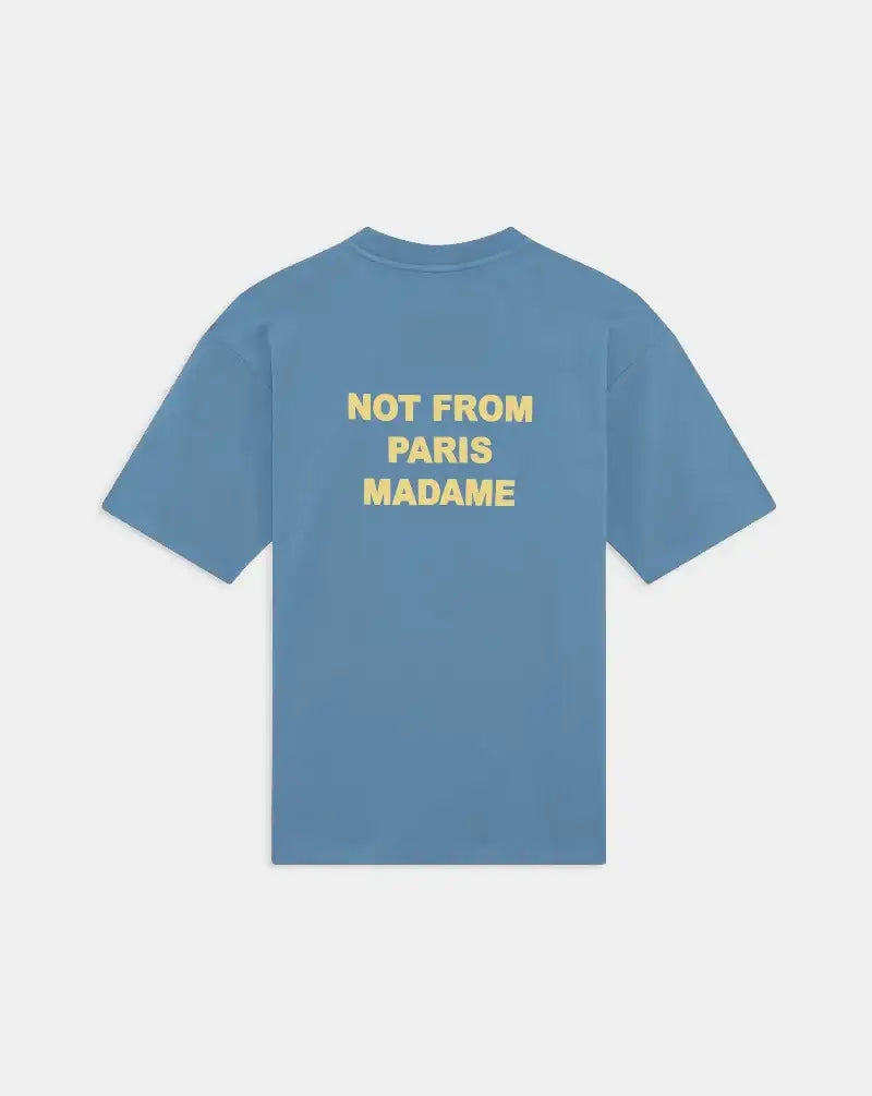 Camiseta Drole de Monsieur Le T-shirt Slogan K-TS203 CO002ATBL DROLE DE MONSIEUR