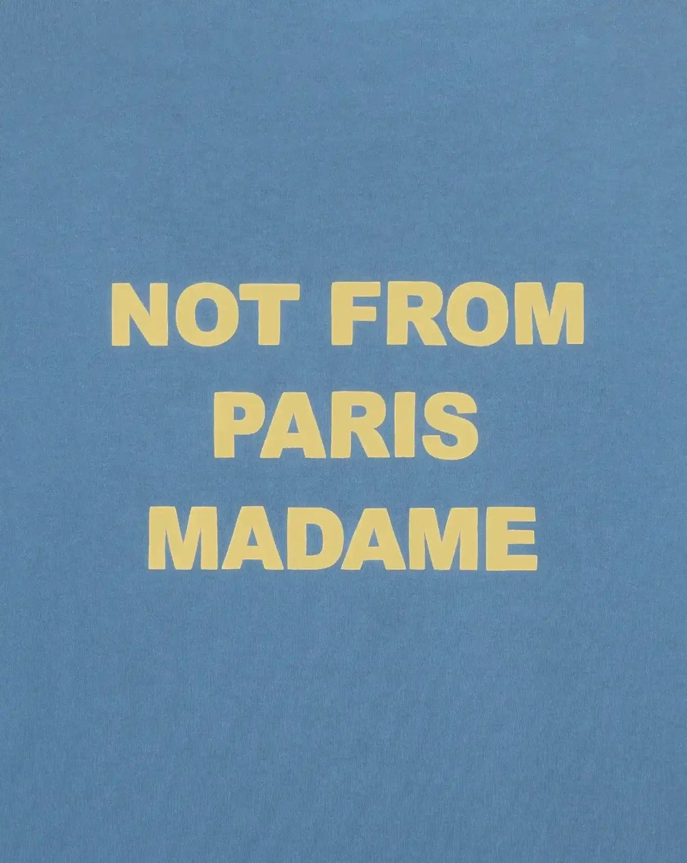 Camiseta Drole de Monsieur Le T-shirt Slogan K-TS203 CO002ATBL DROLE DE MONSIEUR