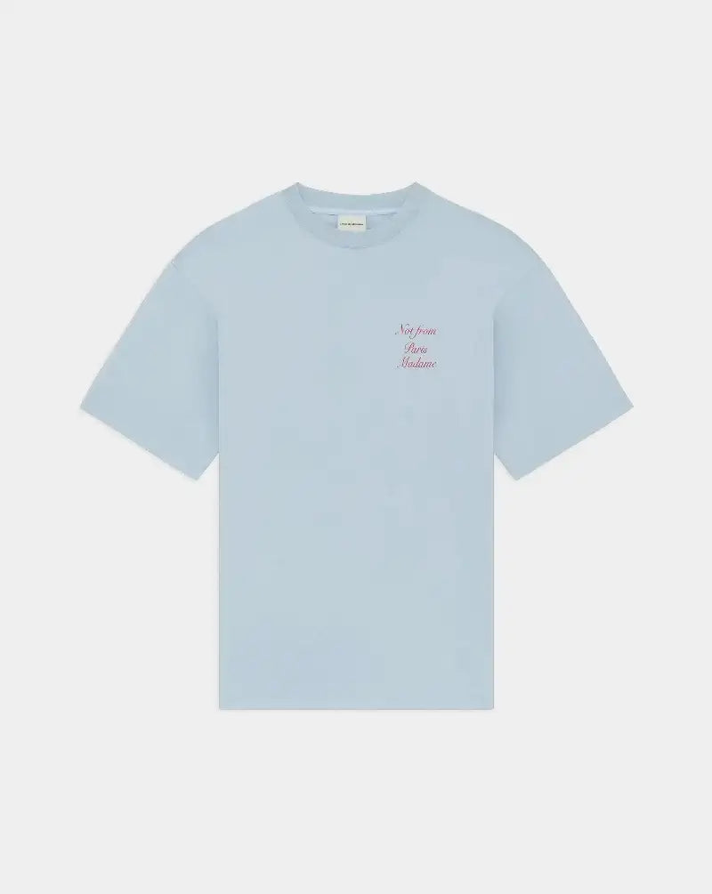 Camiseta Drole de Monsieur Le T-shirt Slogan Calligraphy K-TS209 CO002LBE DROLE DE MONSIEUR