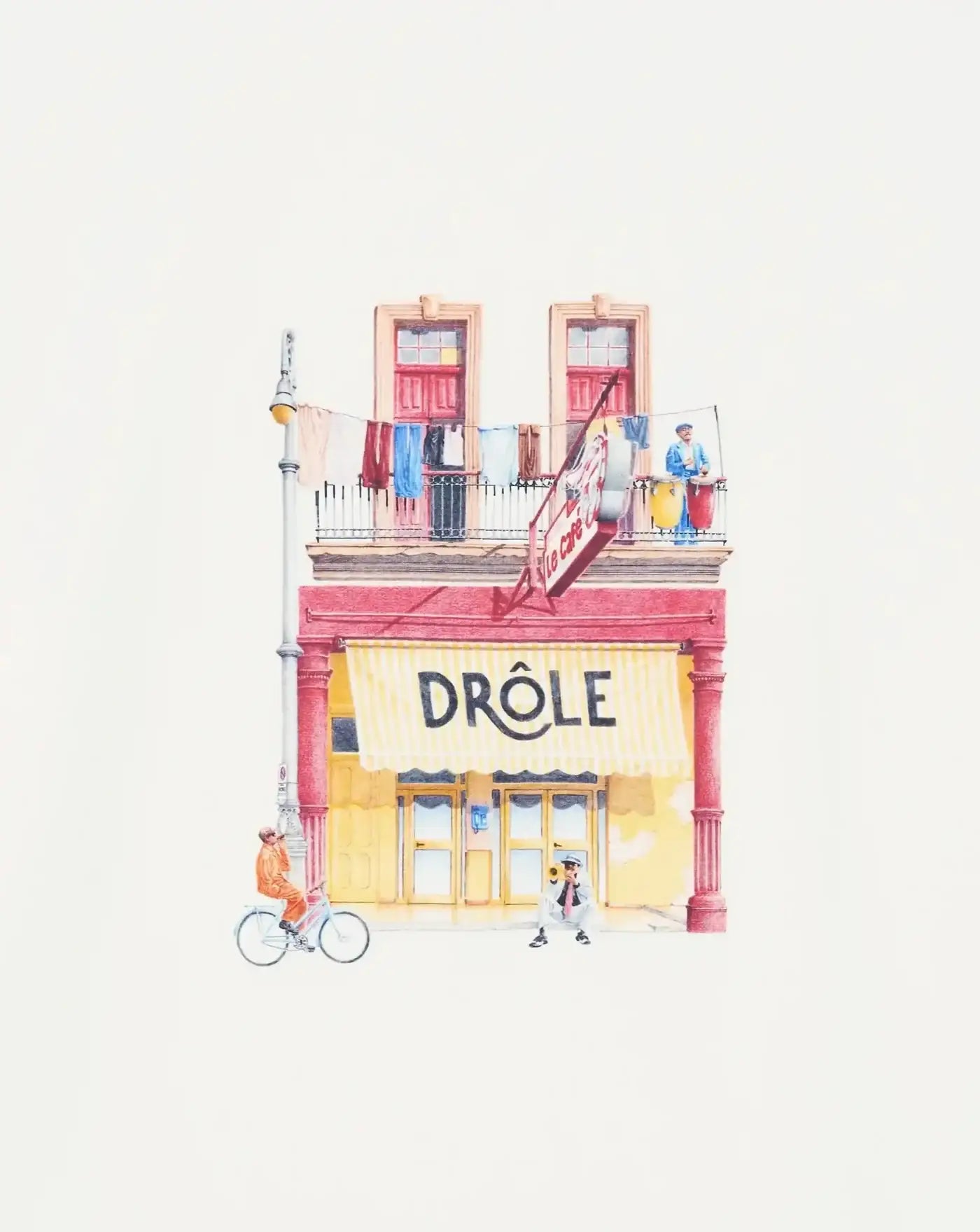 Camiseta Drole de Monsieur Drole Cafe K-TS307 CO002OW DROLE DE MONSIEUR