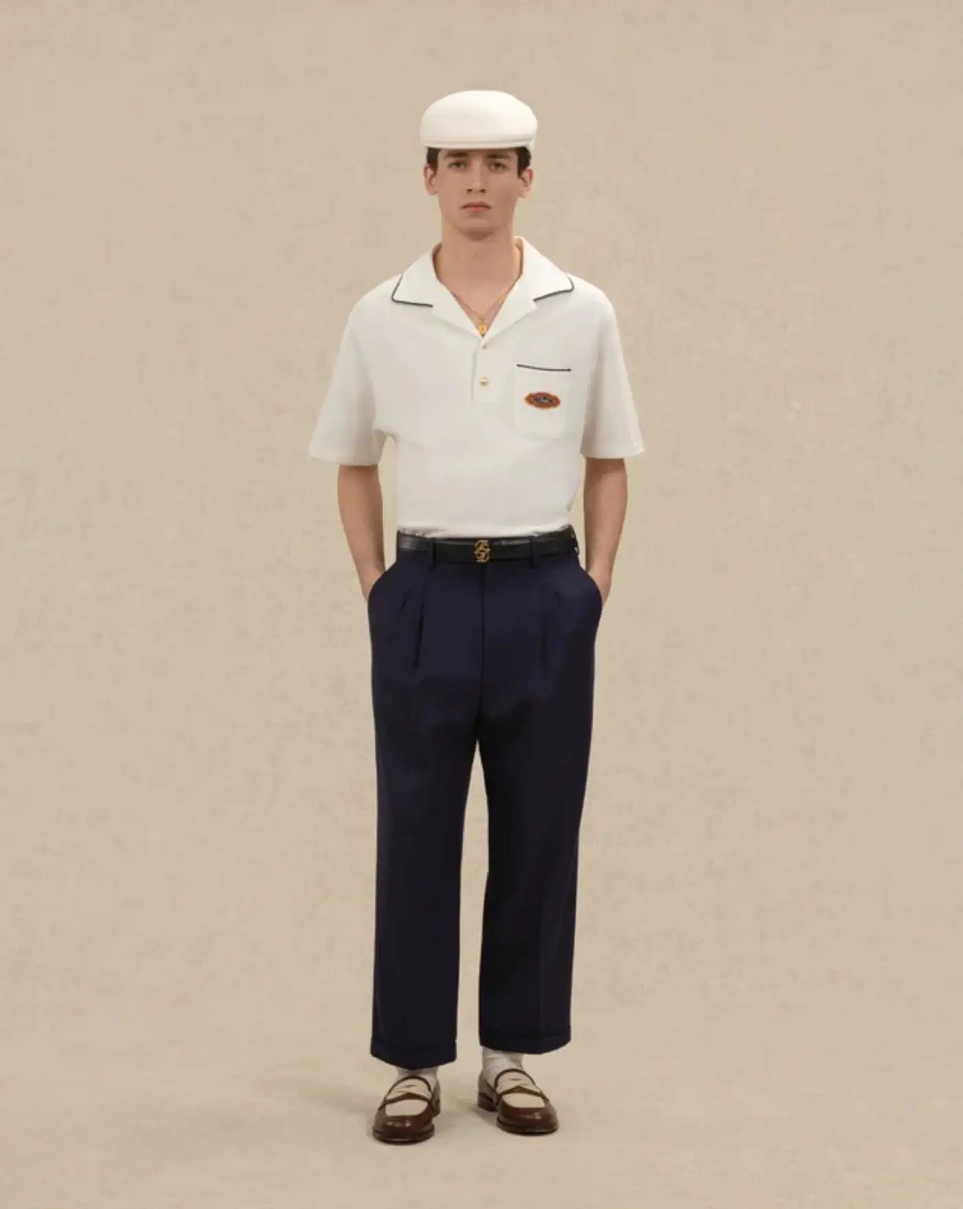 Polo Drole de Monsieur Drole Patch PL165CO264 OW DROLE DE MONSIEUR